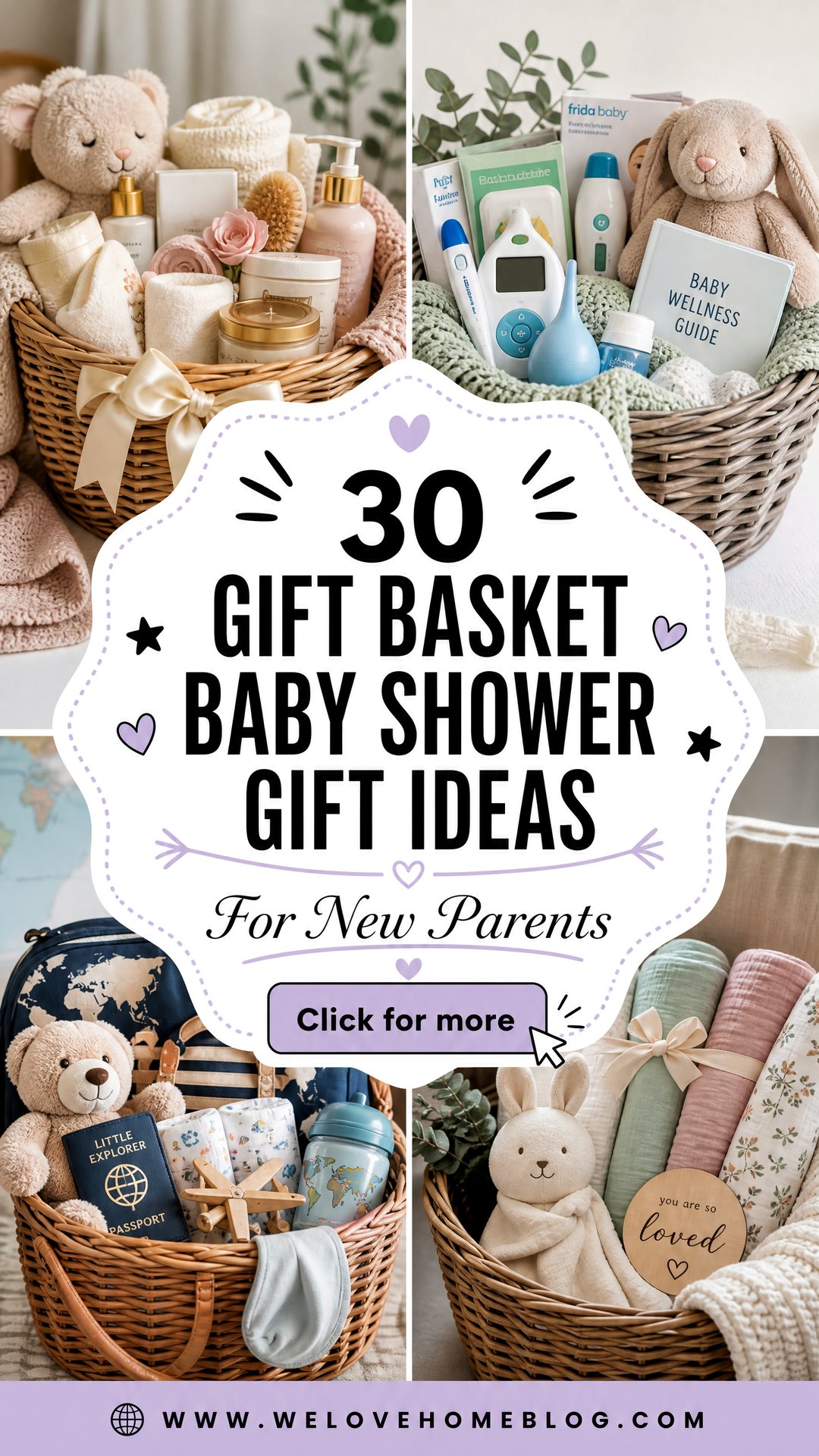 30 Gift Basket Baby Shower Gift Ideas for New Parents - 30 Gift Basket Baby Shower Gift Ideas for New Parents