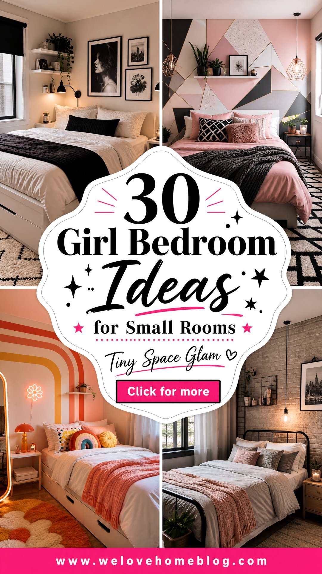 30 Girl Bedroom Ideas for Small Rooms to Save Space - 30 Girl Bedroom Ideas for Small Rooms to Save Space