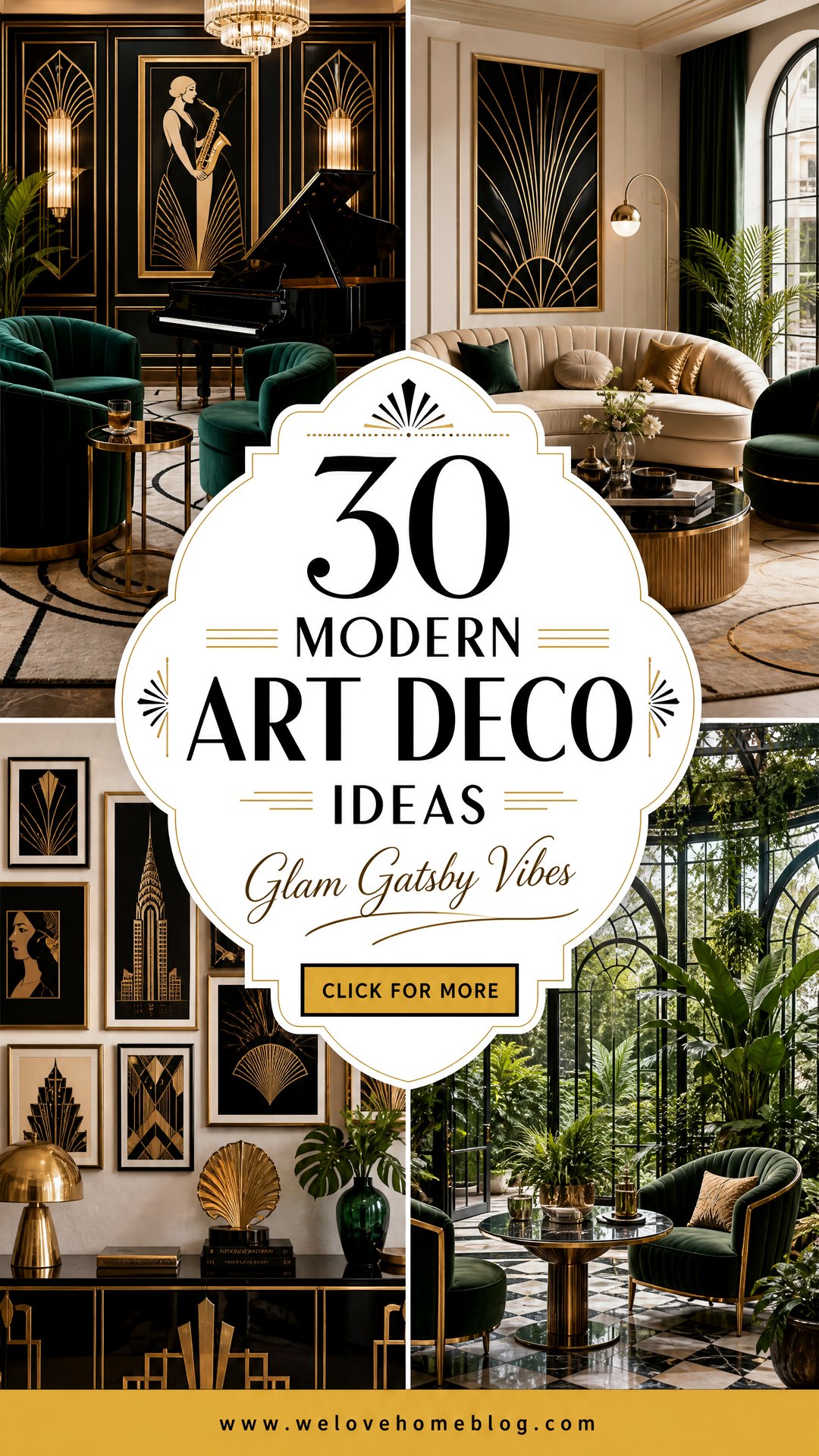 30 Glamorous Modern Art Deco Interior Design Ideas - 30 Glamorous Modern Art Deco Interior Design Ideas