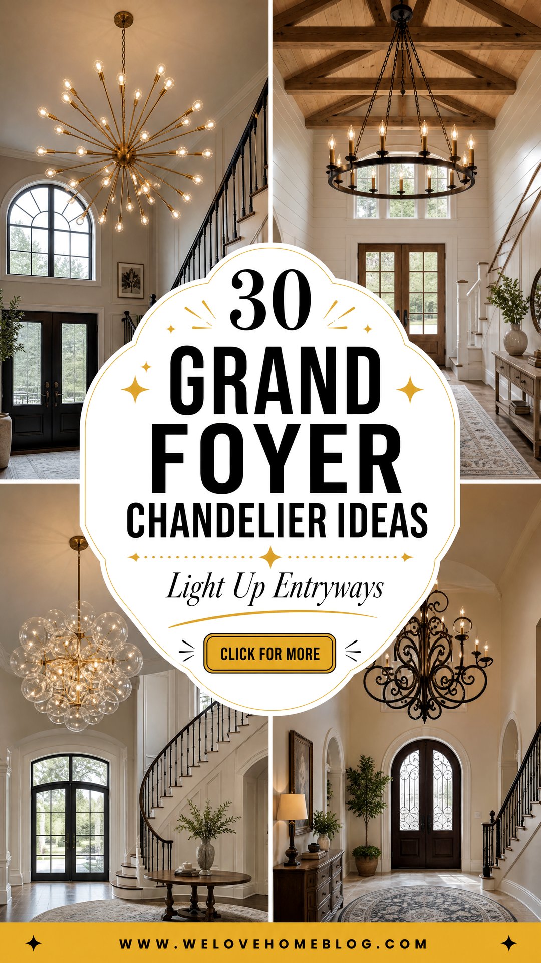 30 Grand Foyer Chandelier Ideas to Light Up Your Entryway - 30 Grand Foyer Chandelier Ideas to Light Up Your Entryway