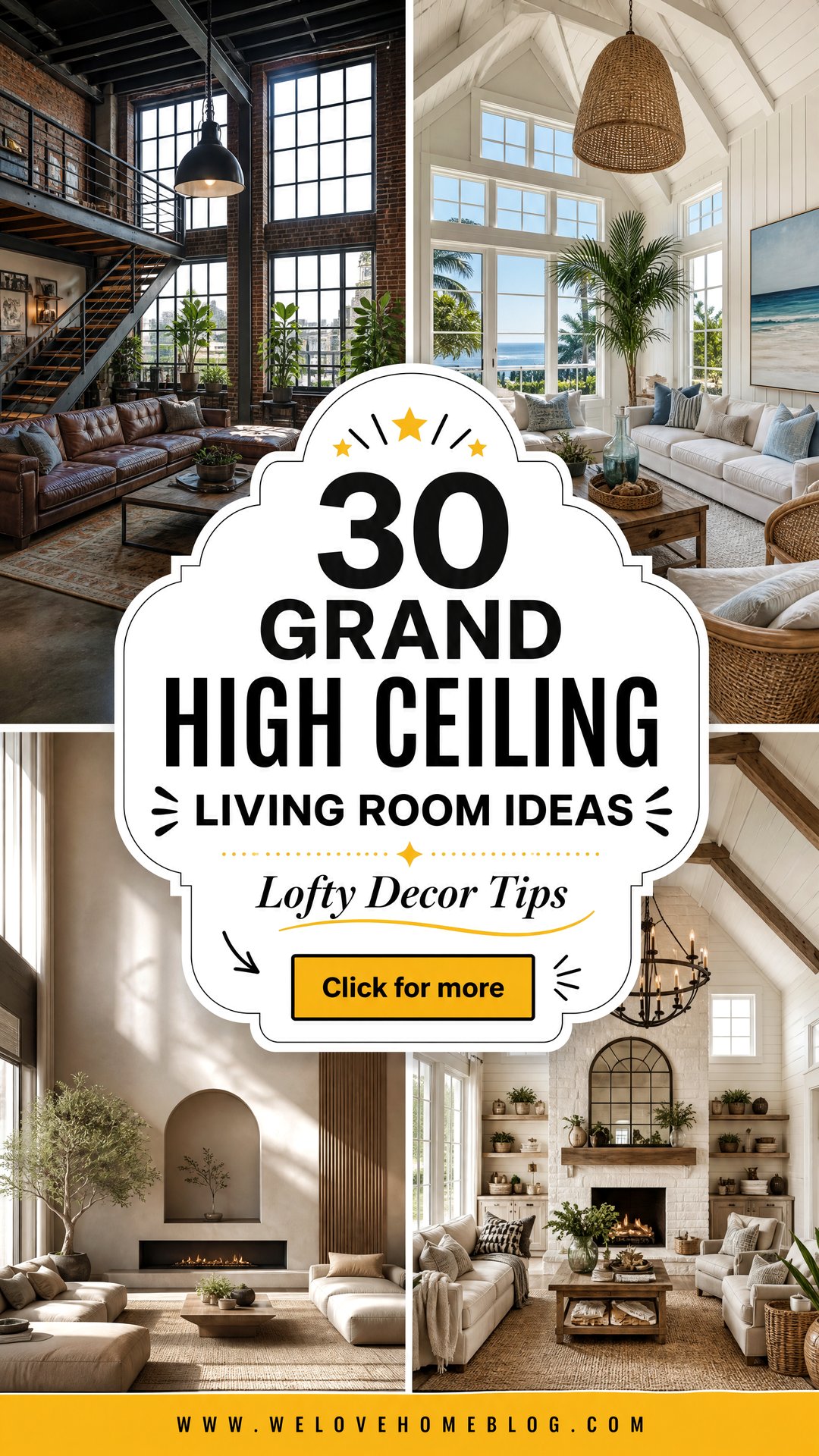 30 Grand High Ceiling Living Room Ideas and Decor Tips - 30 Grand High Ceiling Living Room Ideas and Decor Tips