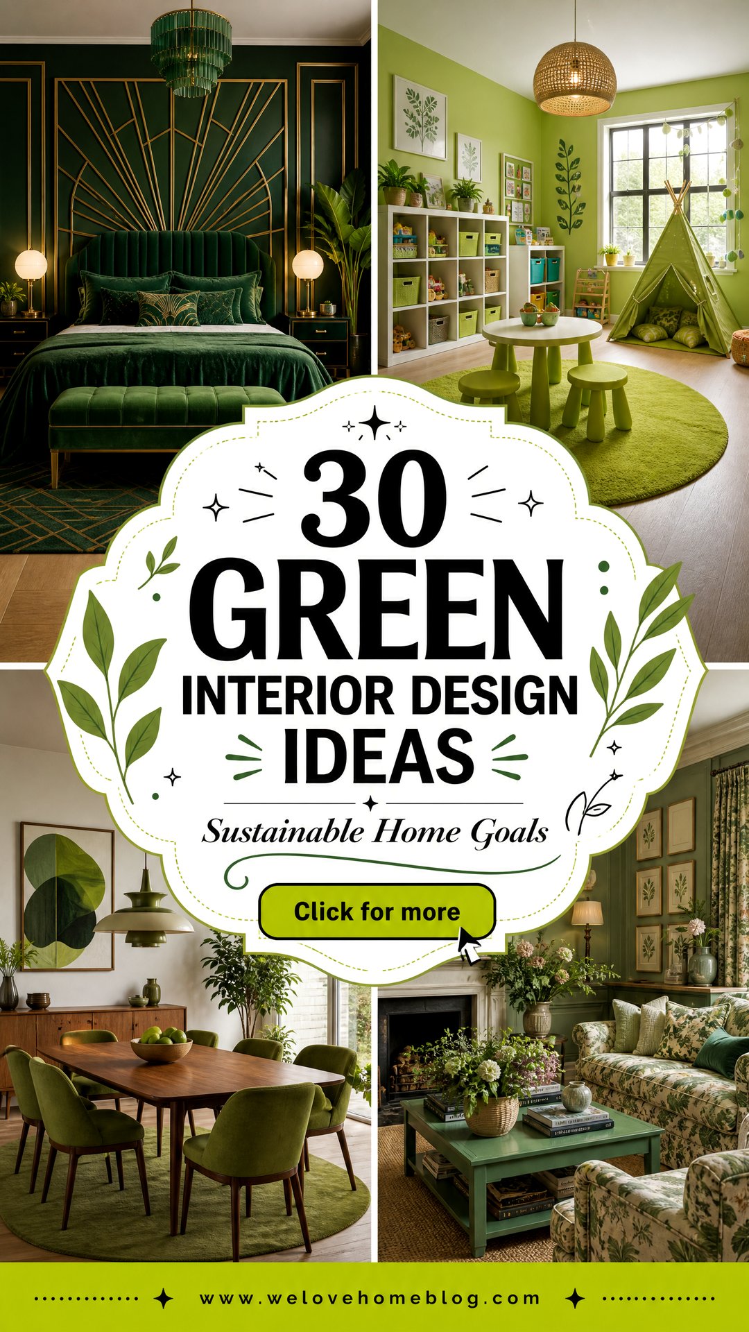 30 Green Interior Design Ideas for a Sustainable Home - 30 Green Interior Design Ideas for a Sustainable Home