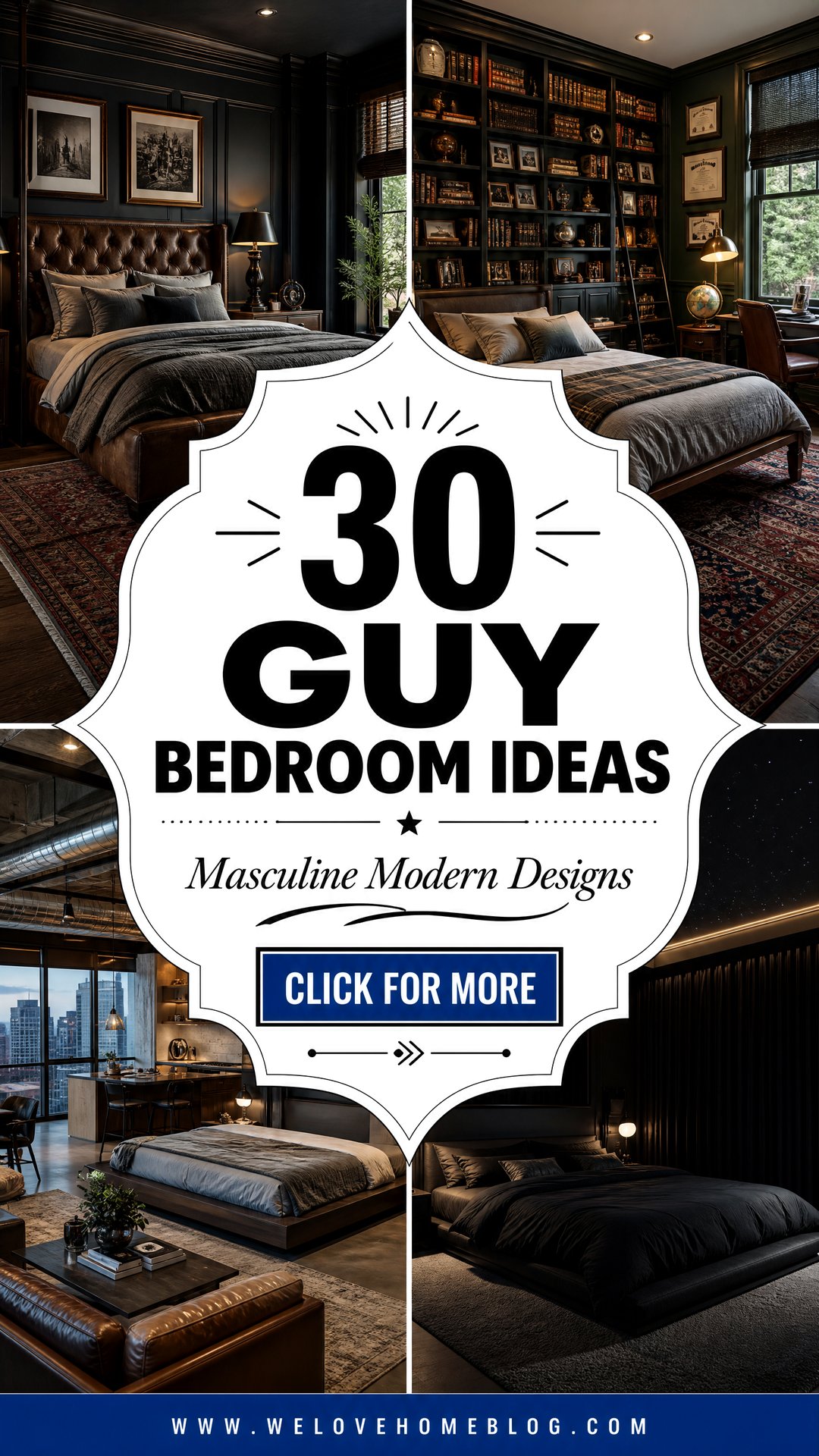 30 Guy Bedroom Ideas Masculine Designs and Decor - 30 Guy Bedroom Ideas: Masculine Designs and Decor