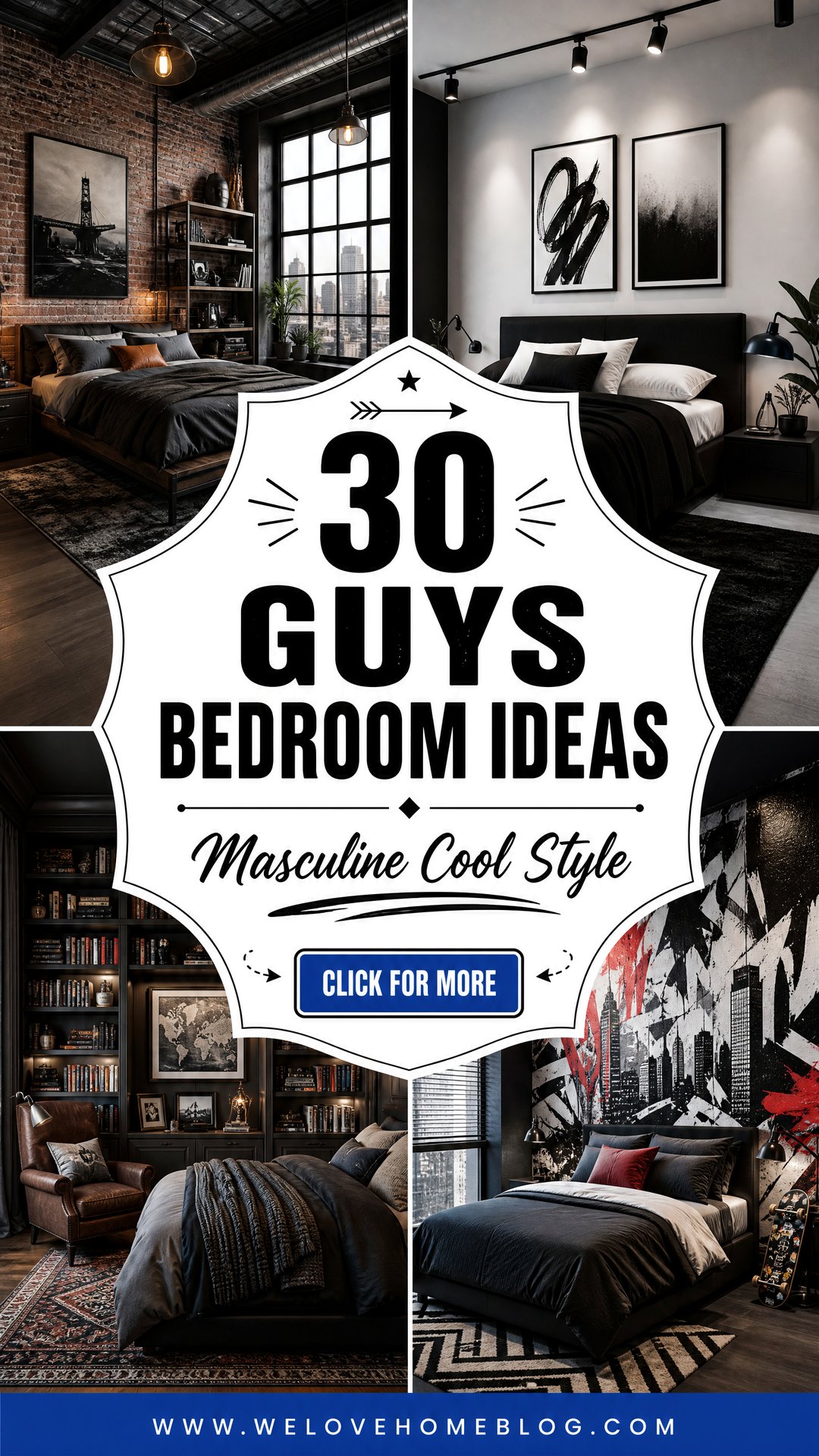 30 Guys Bedroom Ideas for a Masculine and Cool Style - 30 Guys Bedroom Ideas for a Masculine and Cool Style