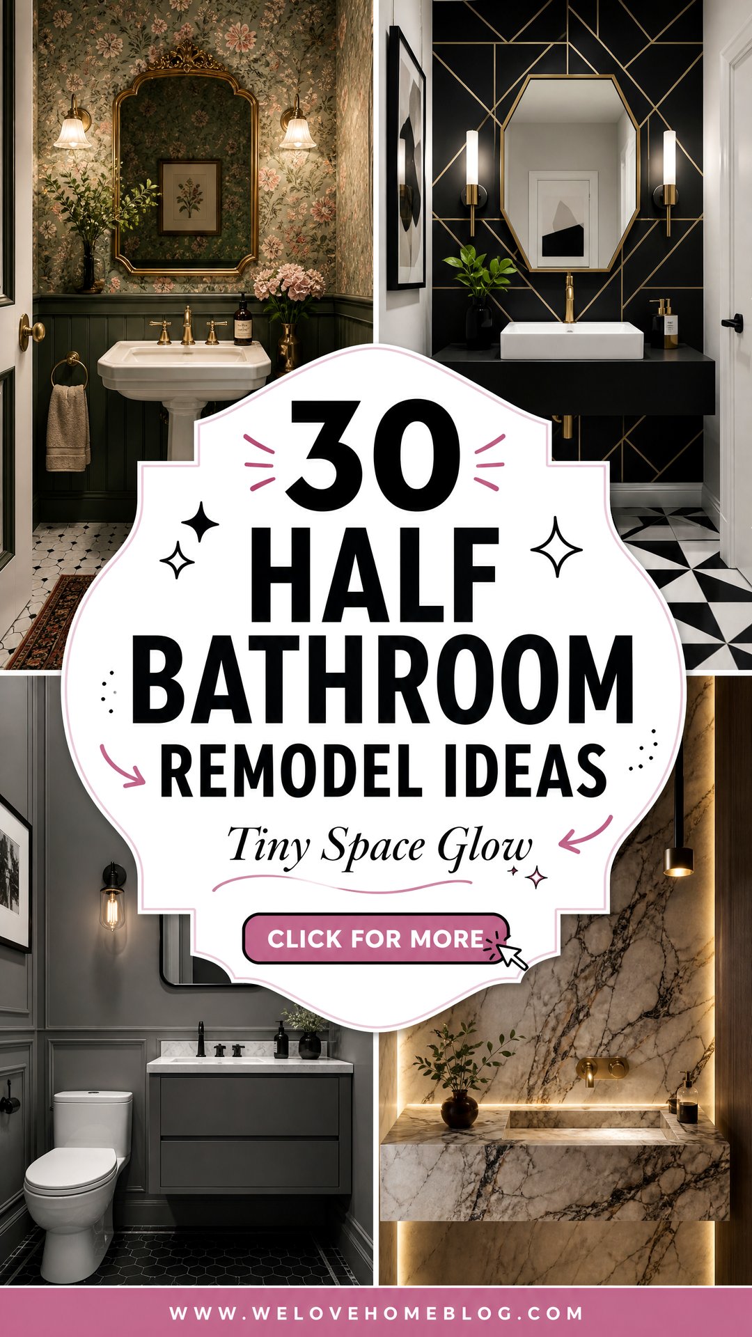 30 Half Bathroom Remodel Ideas for a Tiny Space Glow - 30 Half Bathroom Remodel Ideas for a Tiny Space Glow