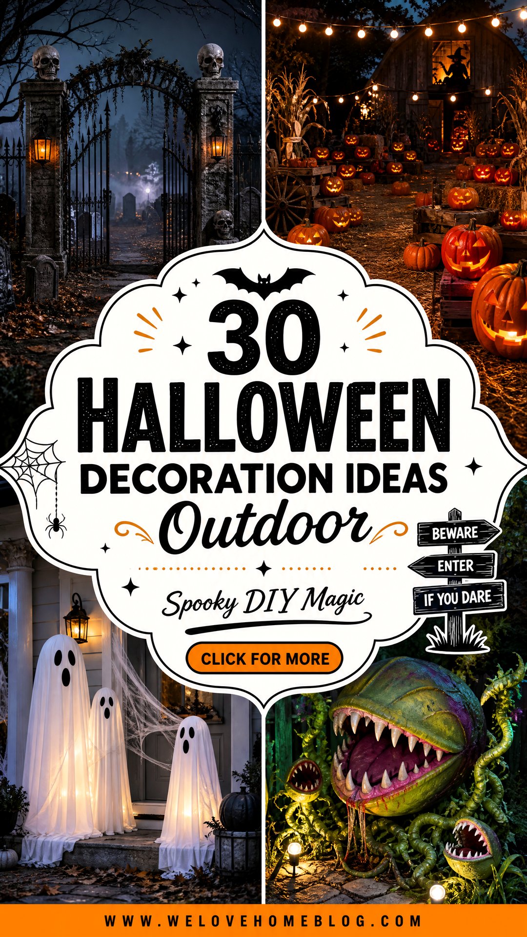 30 Halloween Decoration Ideas Outdoor DIY Projects Now - 30 Halloween Decoration Ideas Outdoor DIY Projects Now