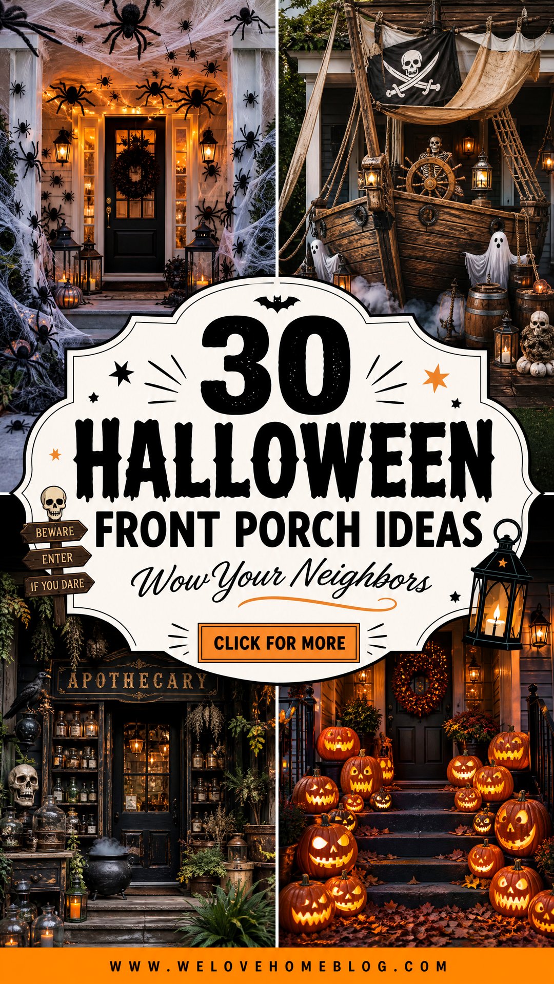 30 Halloween Front Porch Ideas to Wow Your Neighbors - 30 Halloween Front Porch Ideas to Wow Your Neighbors