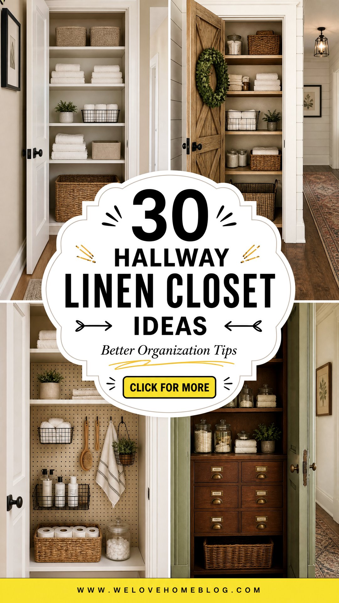30 Hallway Linen Closet Ideas for Better Organization - 30 Hallway Linen Closet Ideas for Better Organization