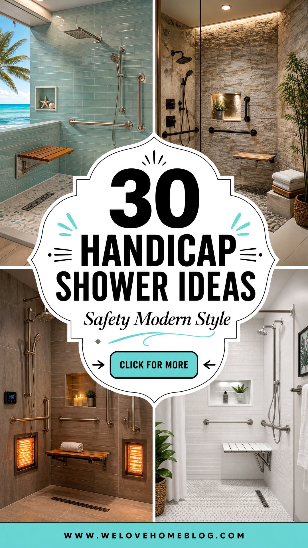 30 Handicap Shower Ideas for Safety and Modern Style - 30 Handicap Shower Ideas for Safety and Modern Style