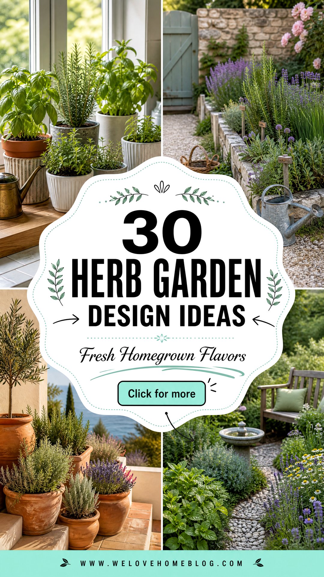 30 Herb Garden Design Ideas for Fresh Homegrown Flavors - 30 Herb Garden Design Ideas for Fresh Homegrown Flavors