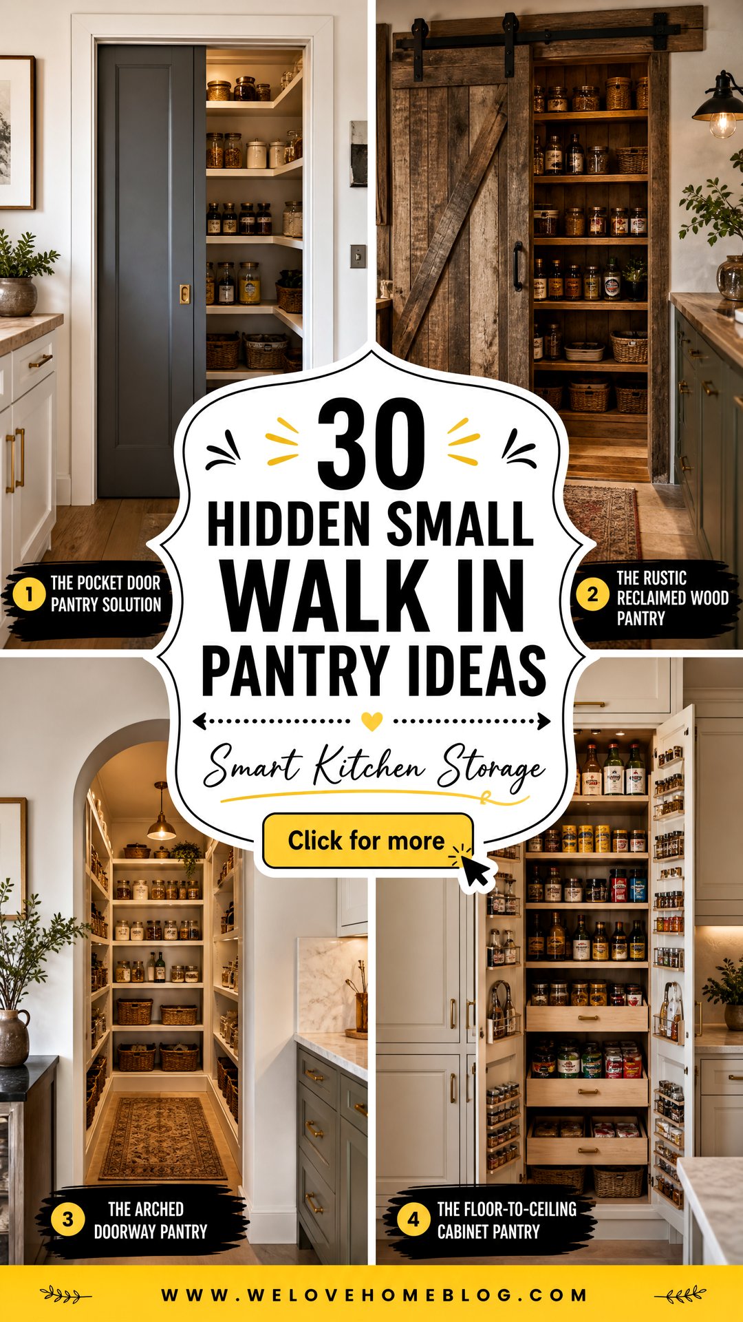 30 Hidden Small Walk in Pantry Ideas for Your Kitchen - 30 Hidden Small Walk in Pantry Ideas for Your Kitchen