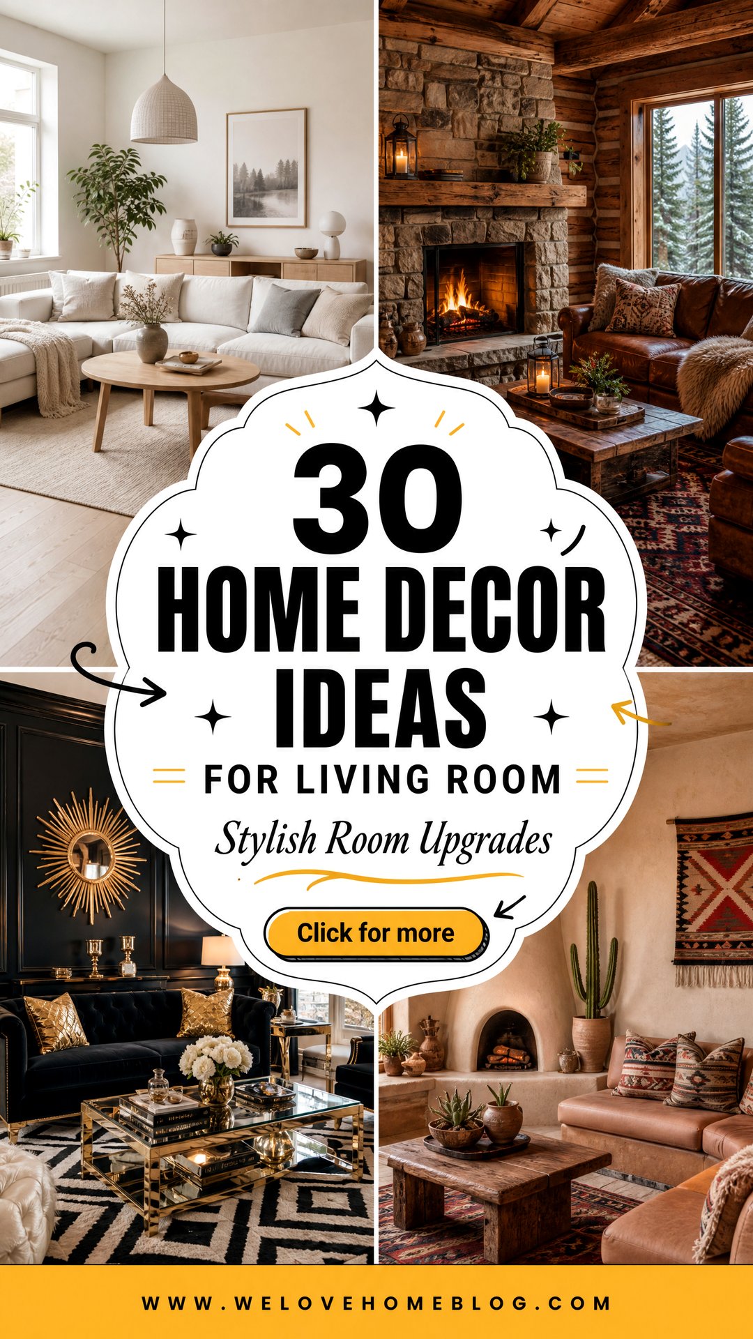 30 Home Decor Ideas for Living Room Stylish Upgrades - 30 Home Decor Ideas for Living Room: Stylish Upgrades