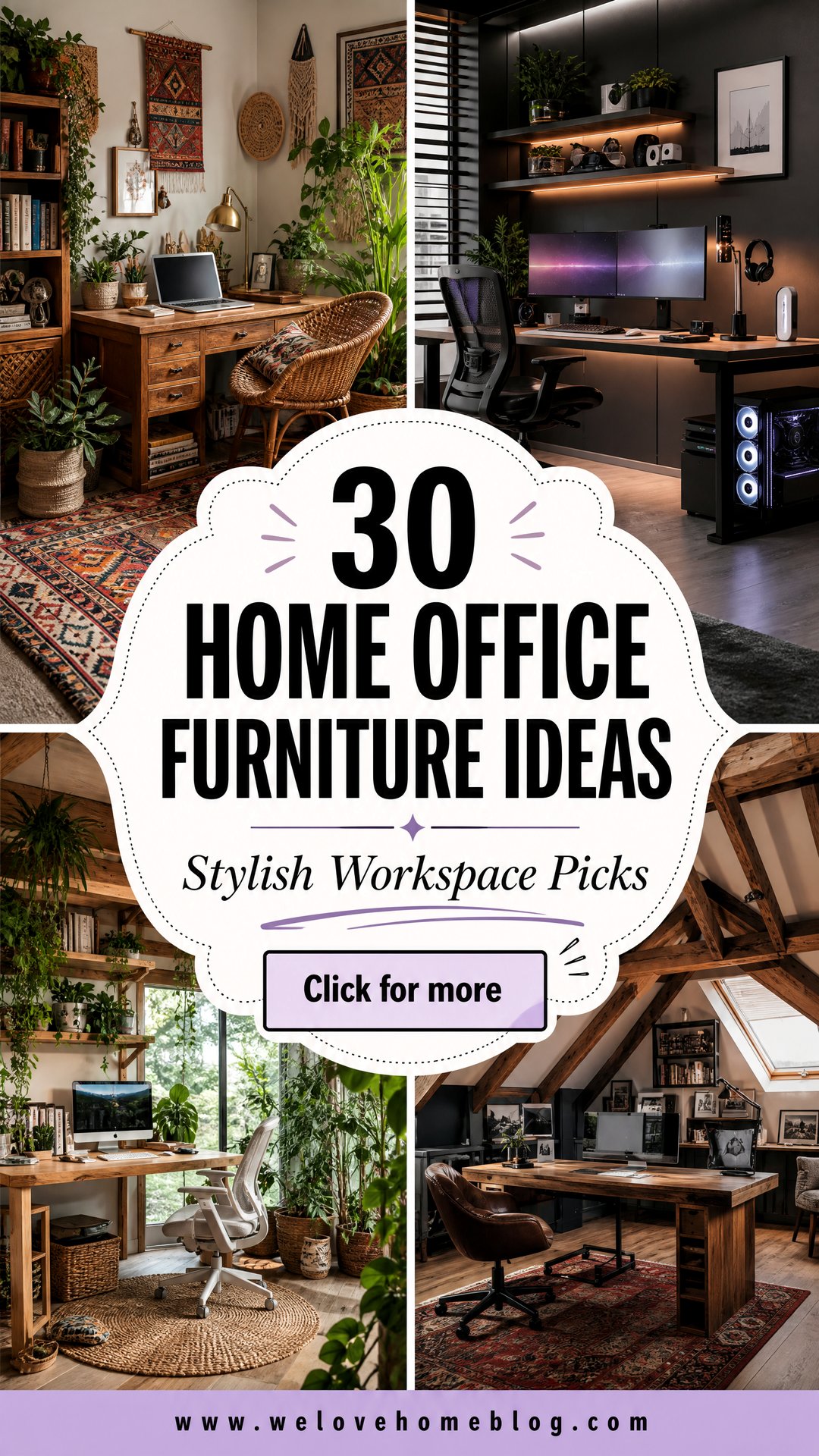 30 Home Office Furniture Ideas for Every Home Style - 30 Home Office Furniture Ideas for Every Home Style