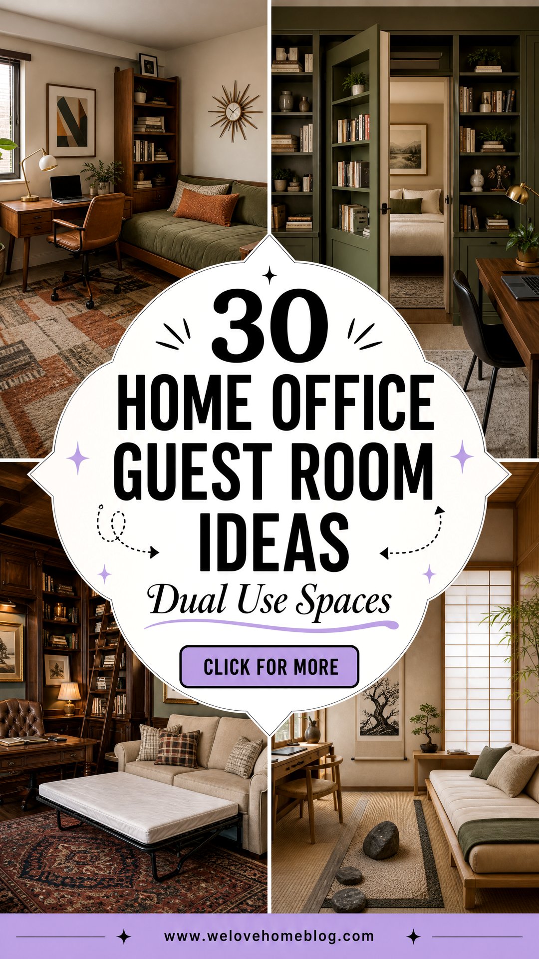 30 Home Office Guest Room Ideas for Dual Use Spaces - 30 Home Office Guest Room Ideas for Dual Use Spaces