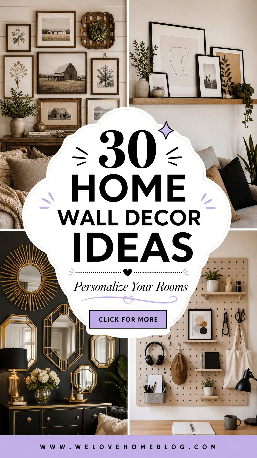 30 Home Wall Decor Ideas to Personalize Your Rooms - 30 Home Wall Decor Ideas to Personalize Your Rooms
