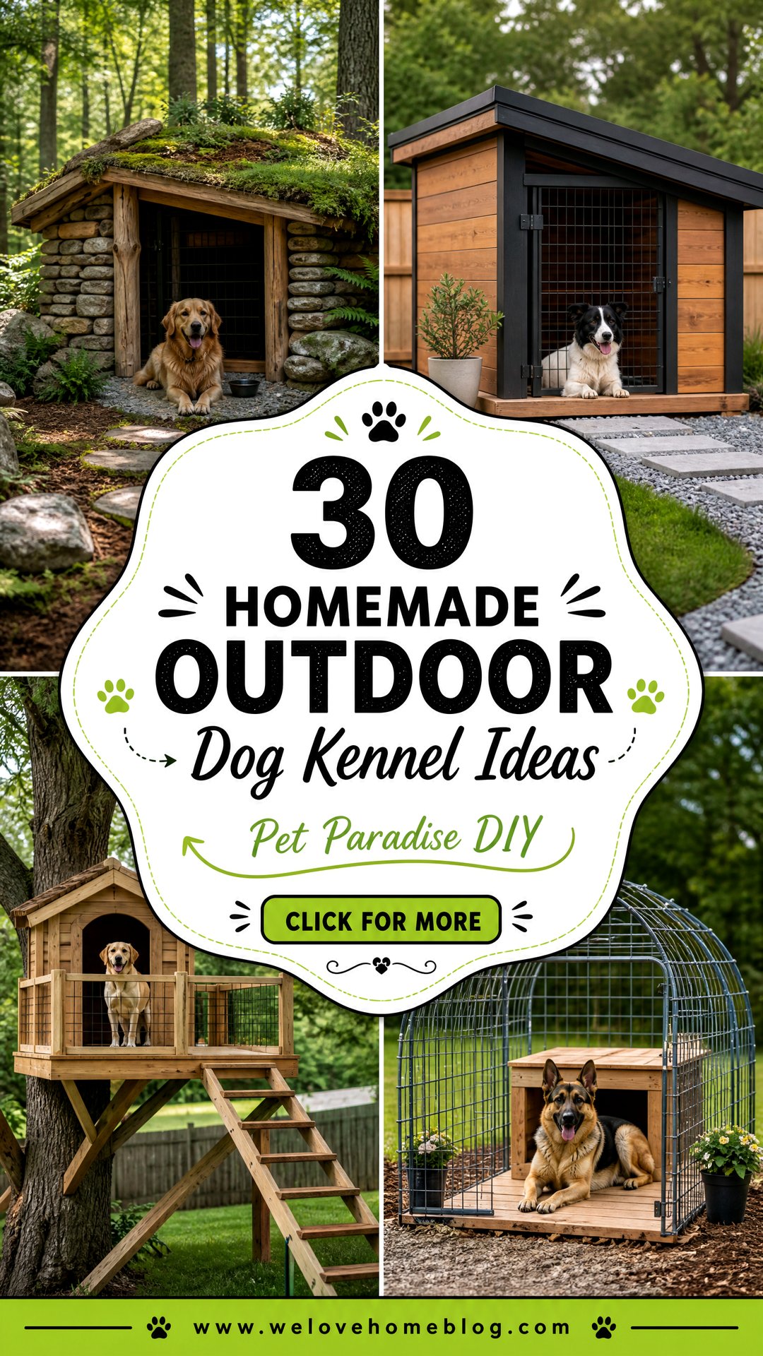 30 Homemade Outdoor Dog Kennel Ideas for Your Pet - 30 Homemade Outdoor Dog Kennel Ideas for Your Pet