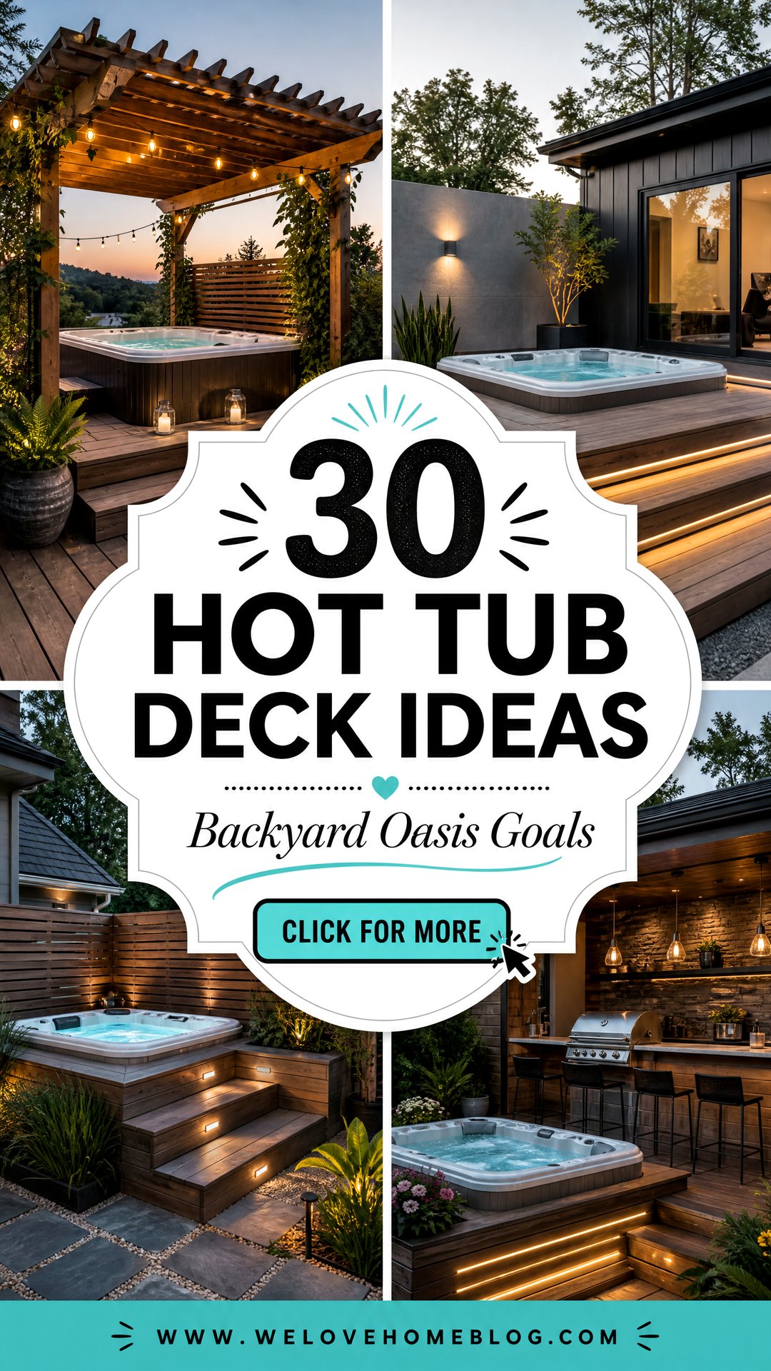 30 Hot Tub Deck Ideas for Your Private Backyard Oasis - 30 Hot Tub Deck Ideas for Your Private Backyard Oasis
