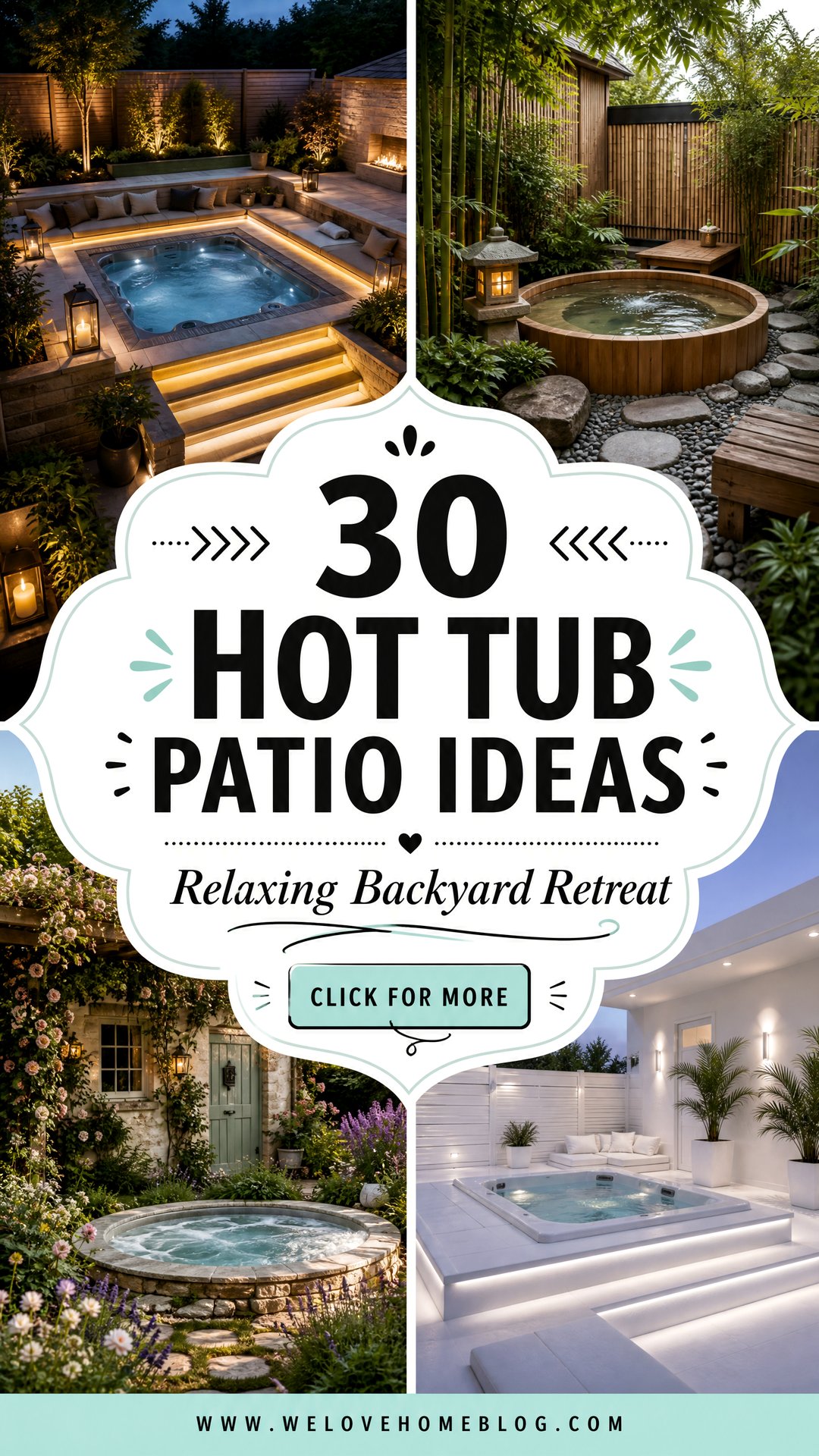 30 Hot Tub Patio Ideas to Create a Relaxing Retreat - 30 Hot Tub Patio Ideas to Create a Relaxing Retreat