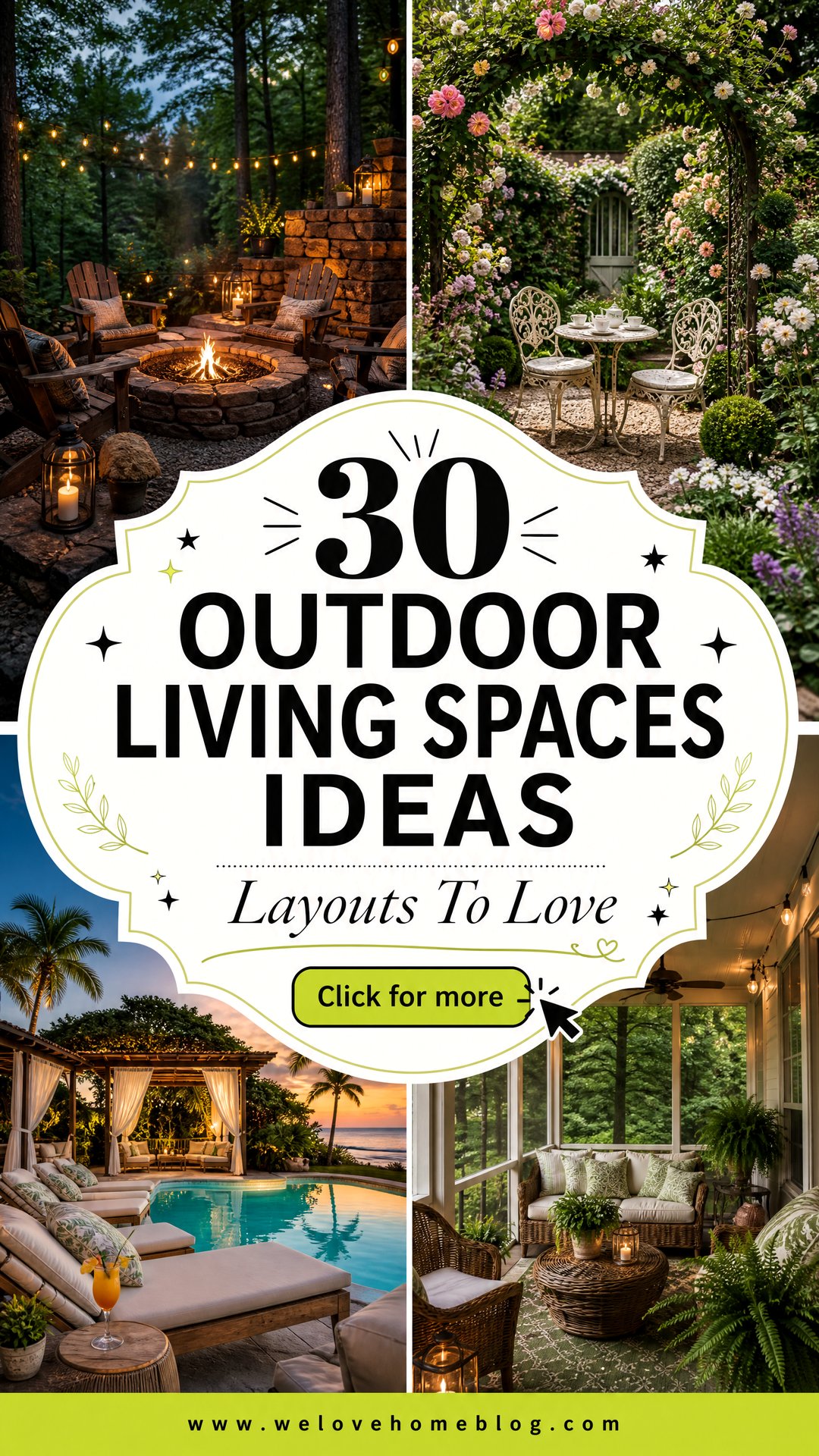 30 How to Design Outdoor Living Spaces Ideas and Layouts - 30 How to Design Outdoor Living Spaces Ideas and Layouts