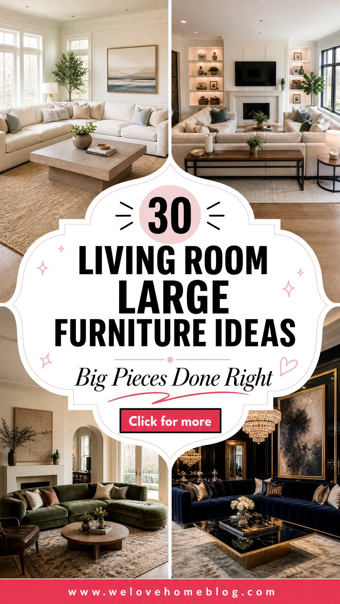 30 How to Design a Living Room with Large Furniture Ideas - 30 How to Design a Living Room with Large Furniture Ideas