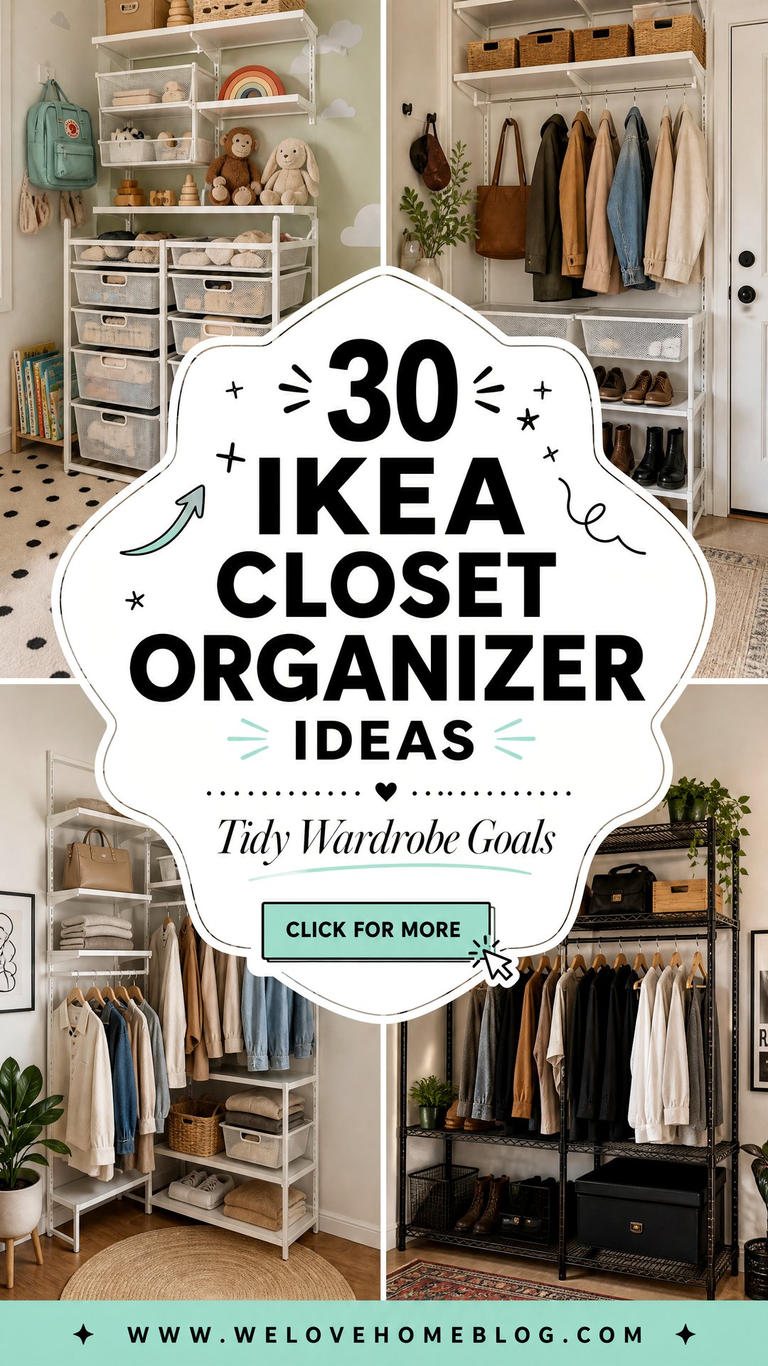30 IKEA Closet Organizer Ideas for a Tidy Wardrobe - 30 IKEA Closet Organizer Ideas for a Tidy Wardrobe