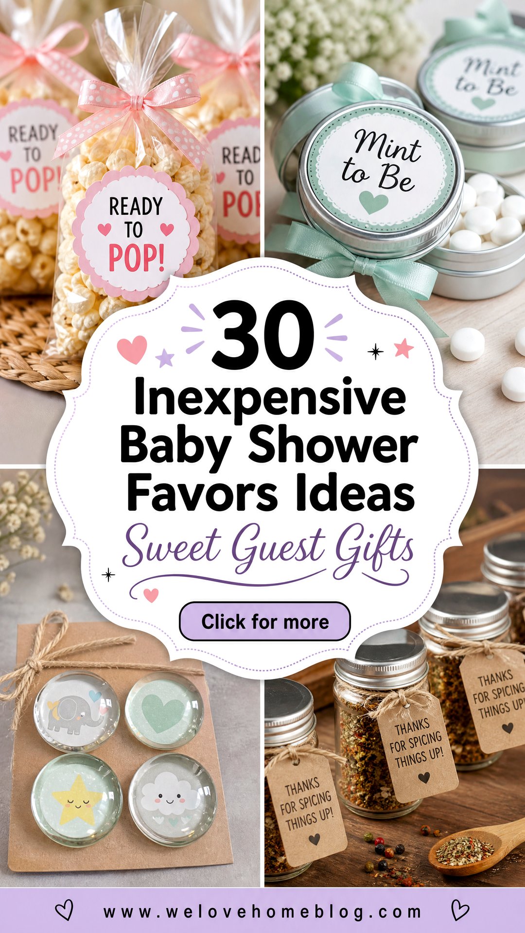30 Inexpensive Baby Shower Favors Ideas for Guests - 30 Inexpensive Baby Shower Favors Ideas for Guests