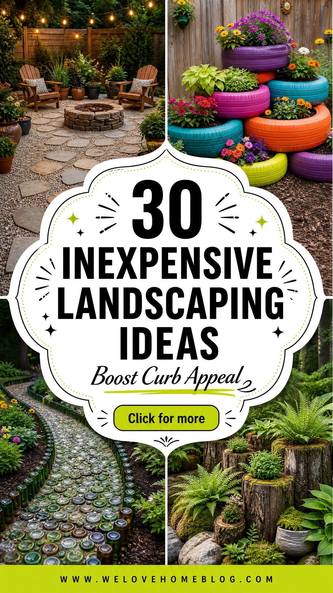 30 Inexpensive Landscaping Ideas to Boost Curb Appeal - 30 Inexpensive Landscaping Ideas to Boost Curb Appeal