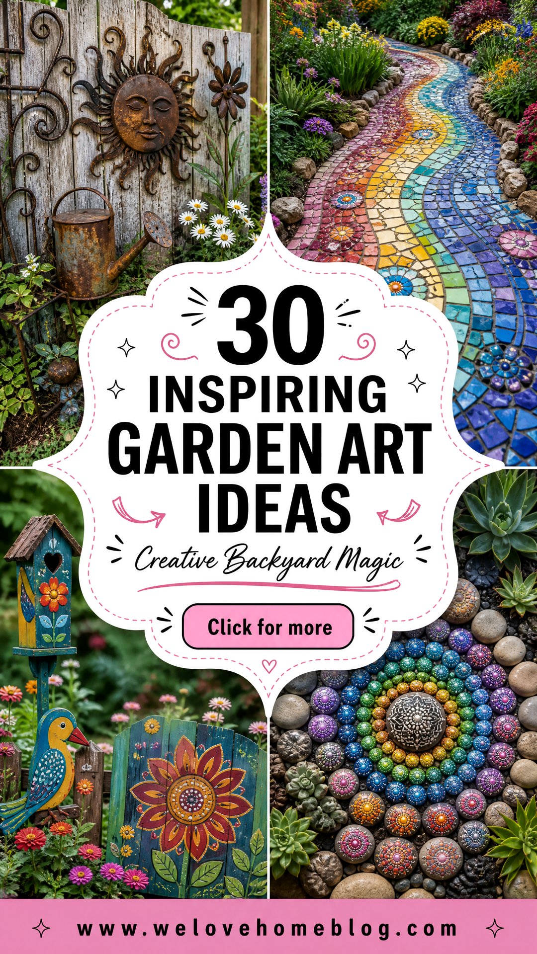 30 Inspiring Garden Art Ideas for a Creative Backyard - 30 Inspiring Garden Art Ideas for a Creative Backyard