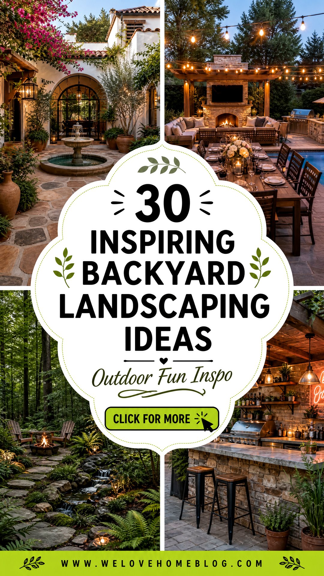 30 Inspiring Ideas for Backyard Landscaping and Fun - 30 Inspiring Ideas for Backyard Landscaping and Fun