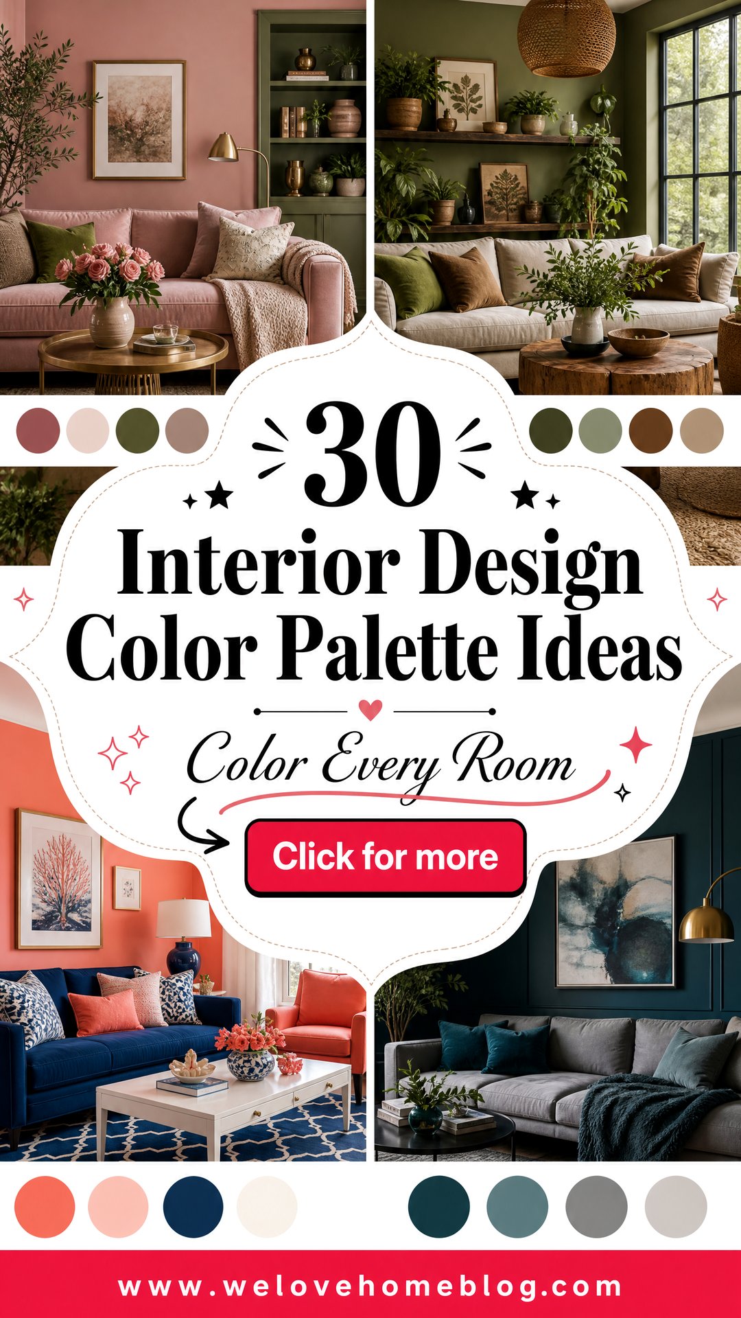 30 Interior Design Color Palette Ideas for Every Room - 30 Interior Design Color Palette Ideas for Every Room