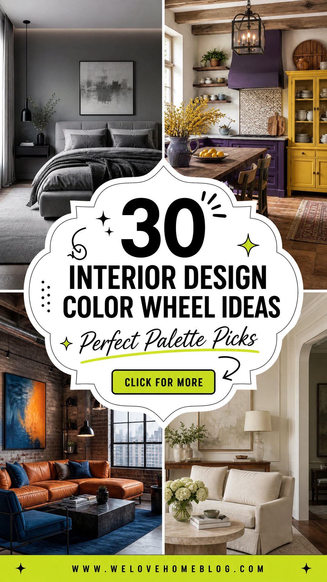 30 Interior Design Color Wheel Ideas for Perfect Palettes - 30 Interior Design Color Wheel Ideas for Perfect Palettes