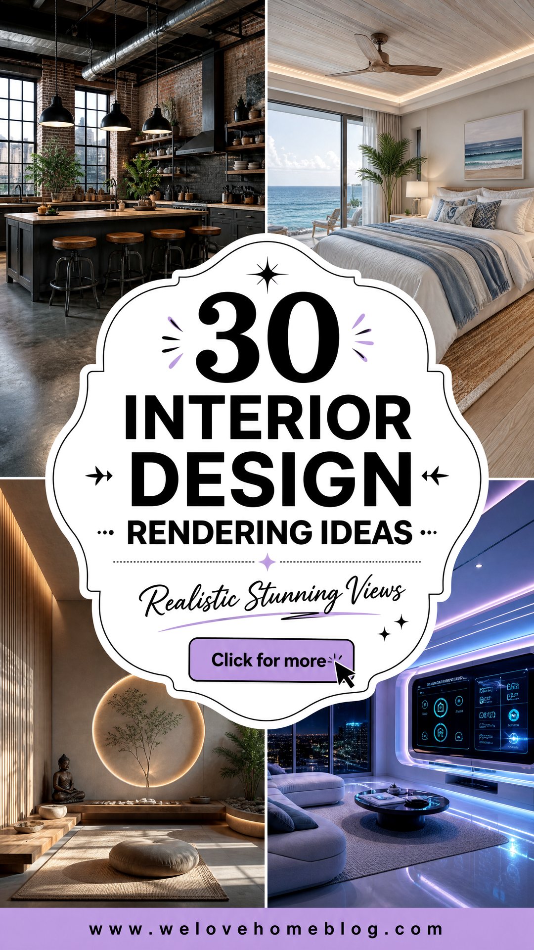 30 Interior Design Rendering Ideas for Realistic Views - 30 Interior Design Rendering Ideas for Realistic Views