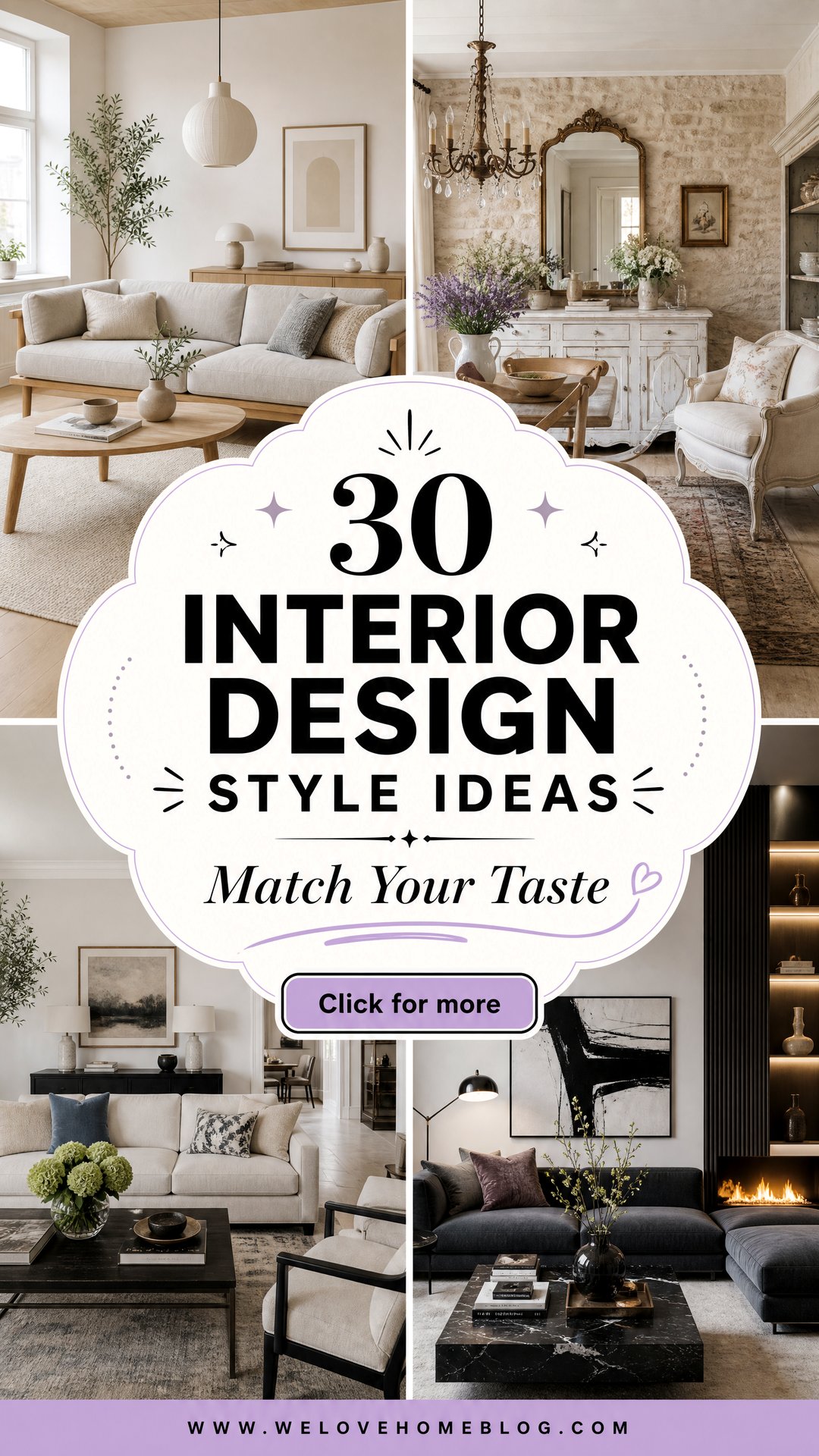 30 Interior Design Style Ideas to Match Your Taste - 30 Interior Design Style Ideas to Match Your Taste