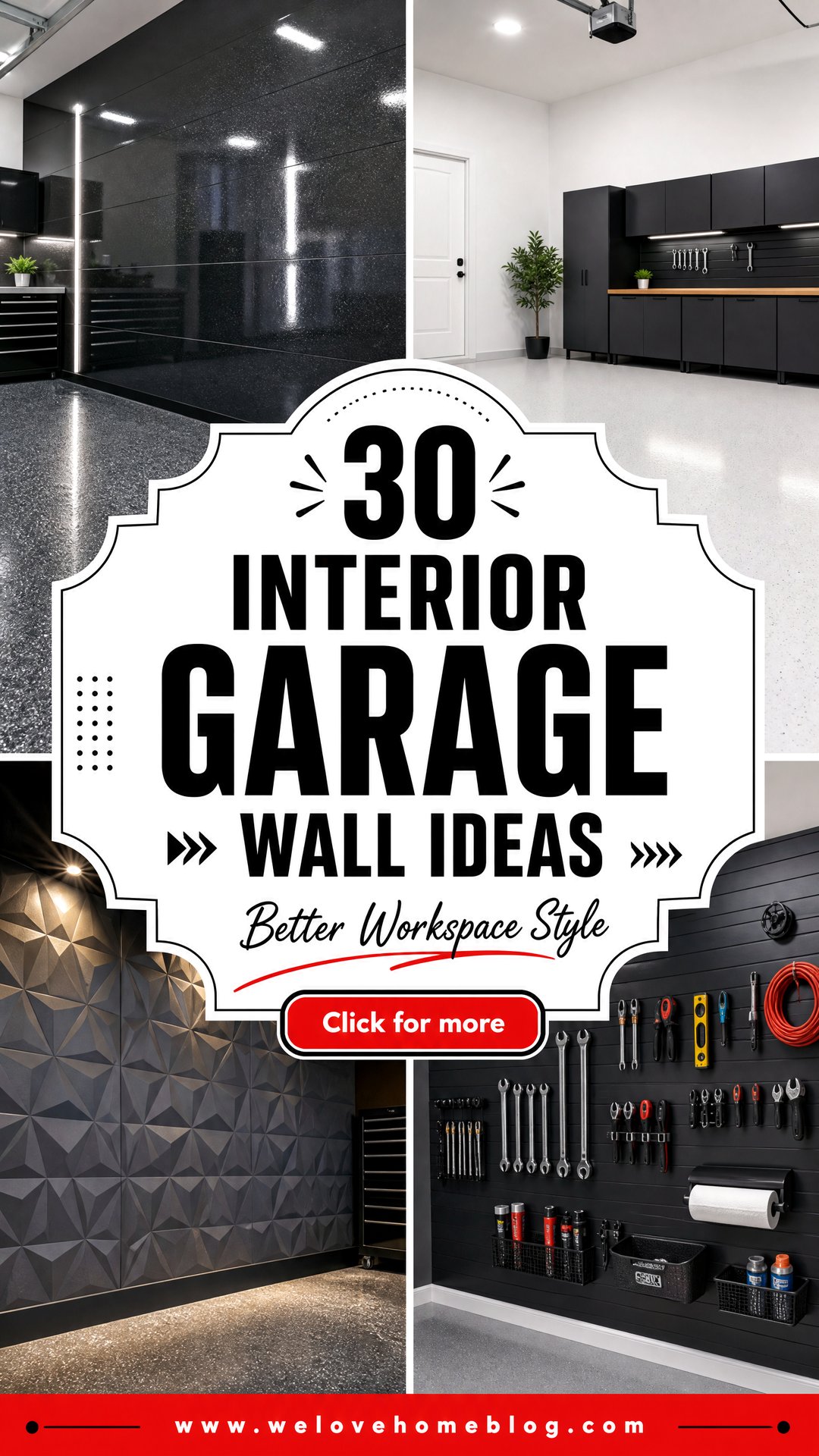 30 Interior Garage Wall Ideas for a Better Workspace - 30 Interior Garage Wall Ideas for a Better Workspace