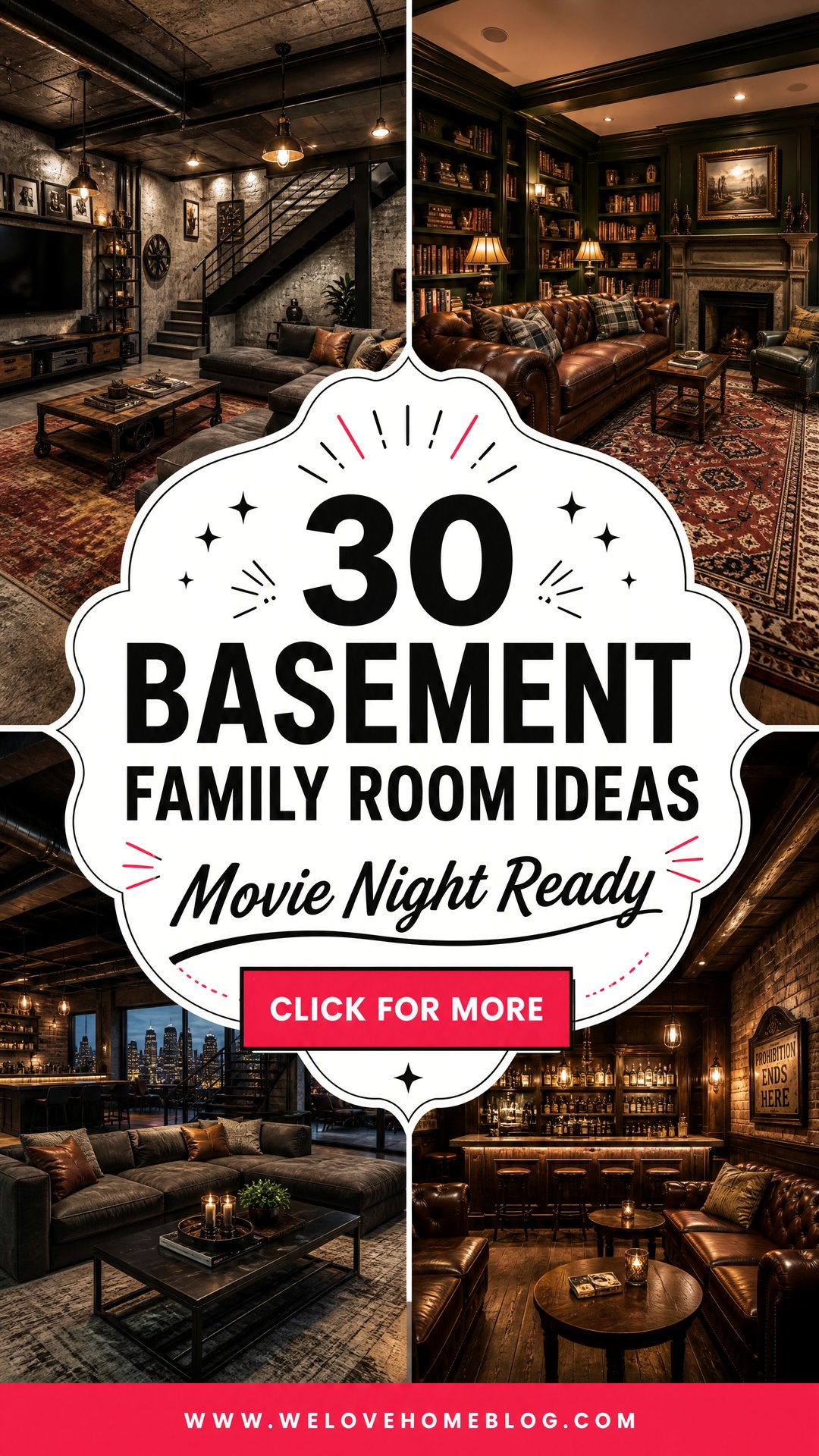 30 Inviting Basement Family Room Ideas for Movie Night - 30 Inviting Basement Family Room Ideas for Movie Night