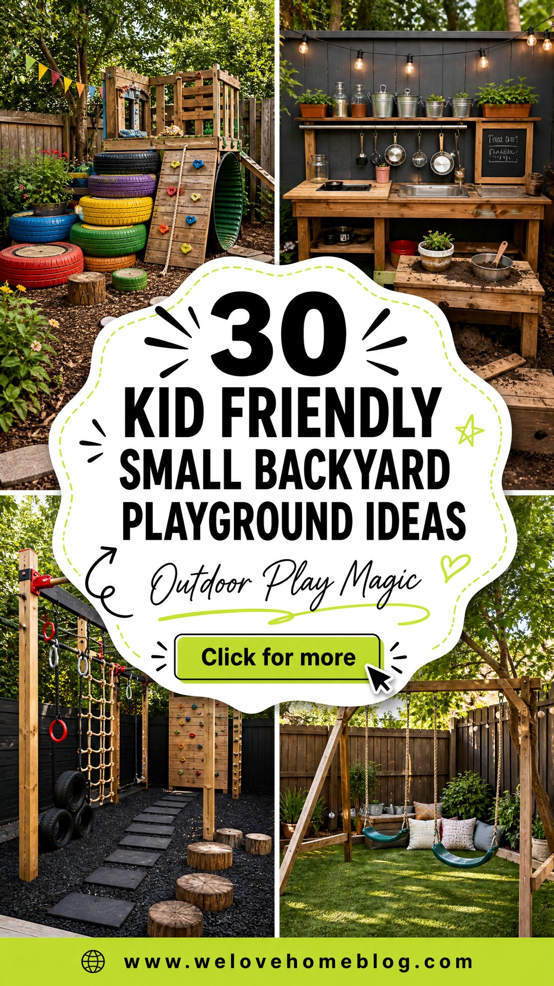 30 Kid Friendly Small Backyard Playground Ideas - 30 Kid Friendly Small Backyard Playground Ideas