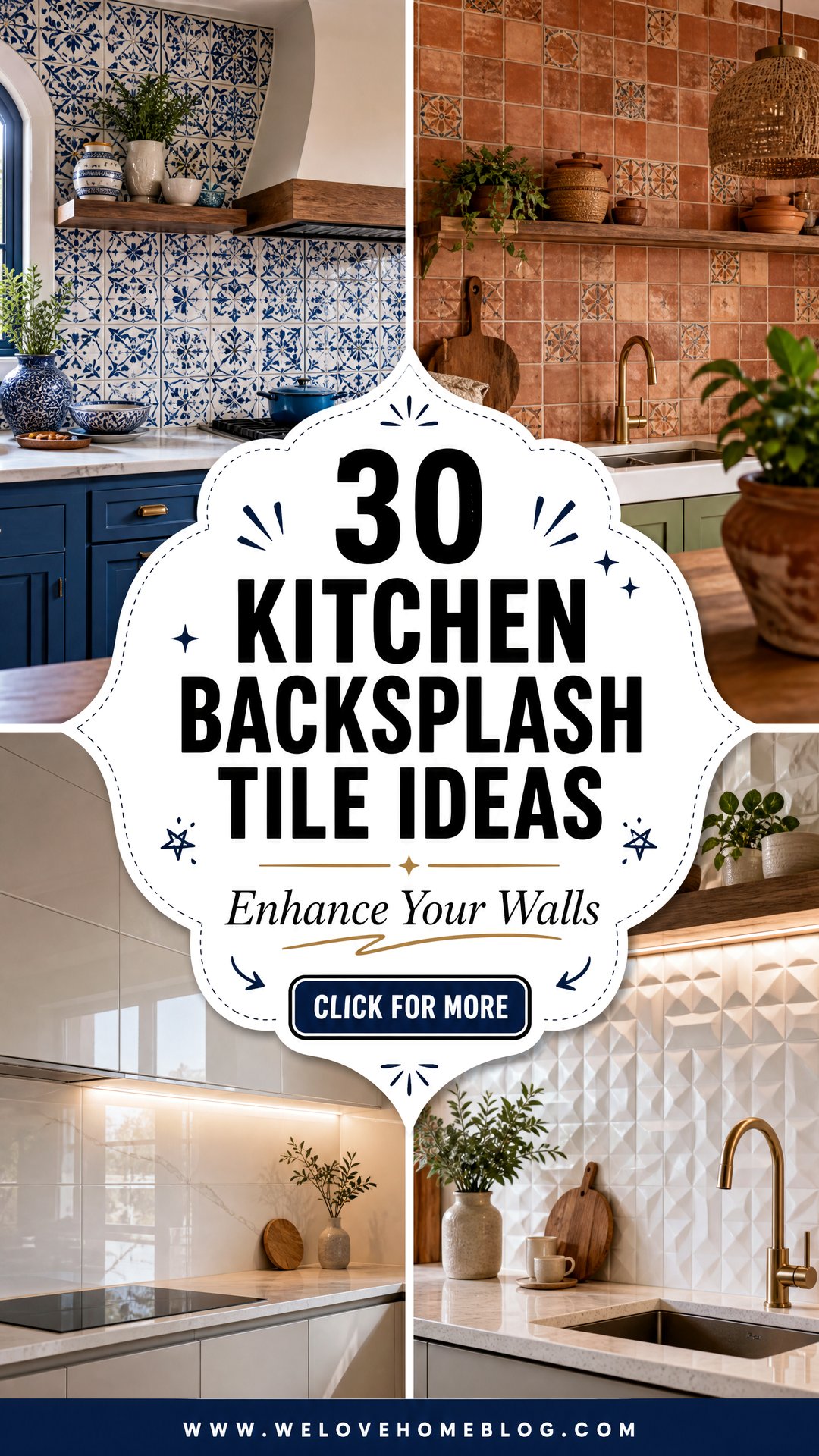 30 Kitchen Backsplash Tile Ideas to Enhance Your Walls - 30 Kitchen Backsplash Tile Ideas to Enhance Your Walls