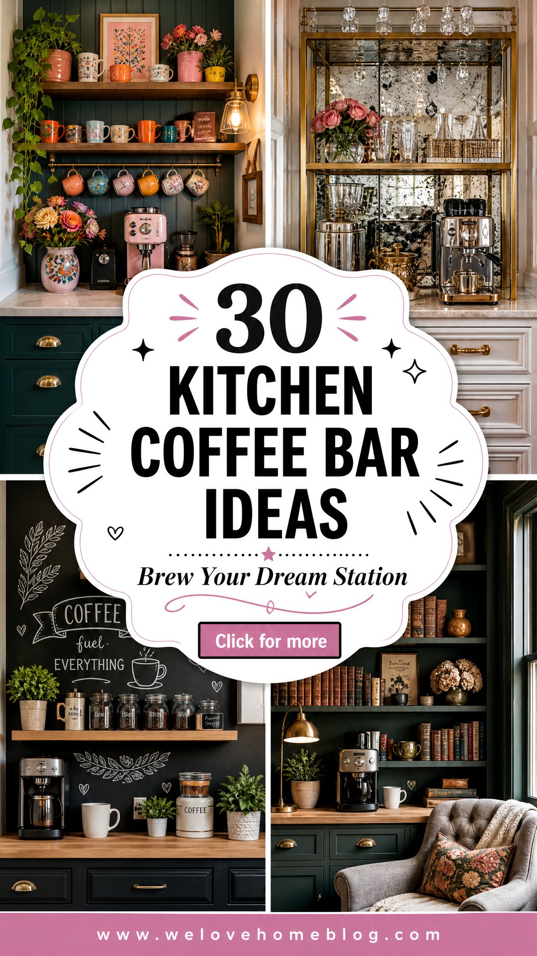 30 Kitchen Coffee Bar Ideas to Create Your Dream Station - 30 Kitchen Coffee Bar Ideas to Create Your Dream Station