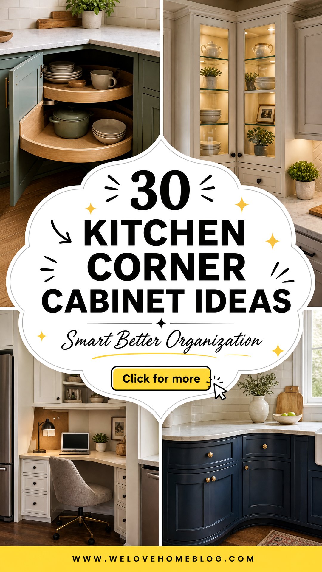 30 Kitchen Corner Cabinet Ideas for Better Organization - 30 Kitchen Corner Cabinet Ideas for Better Organization