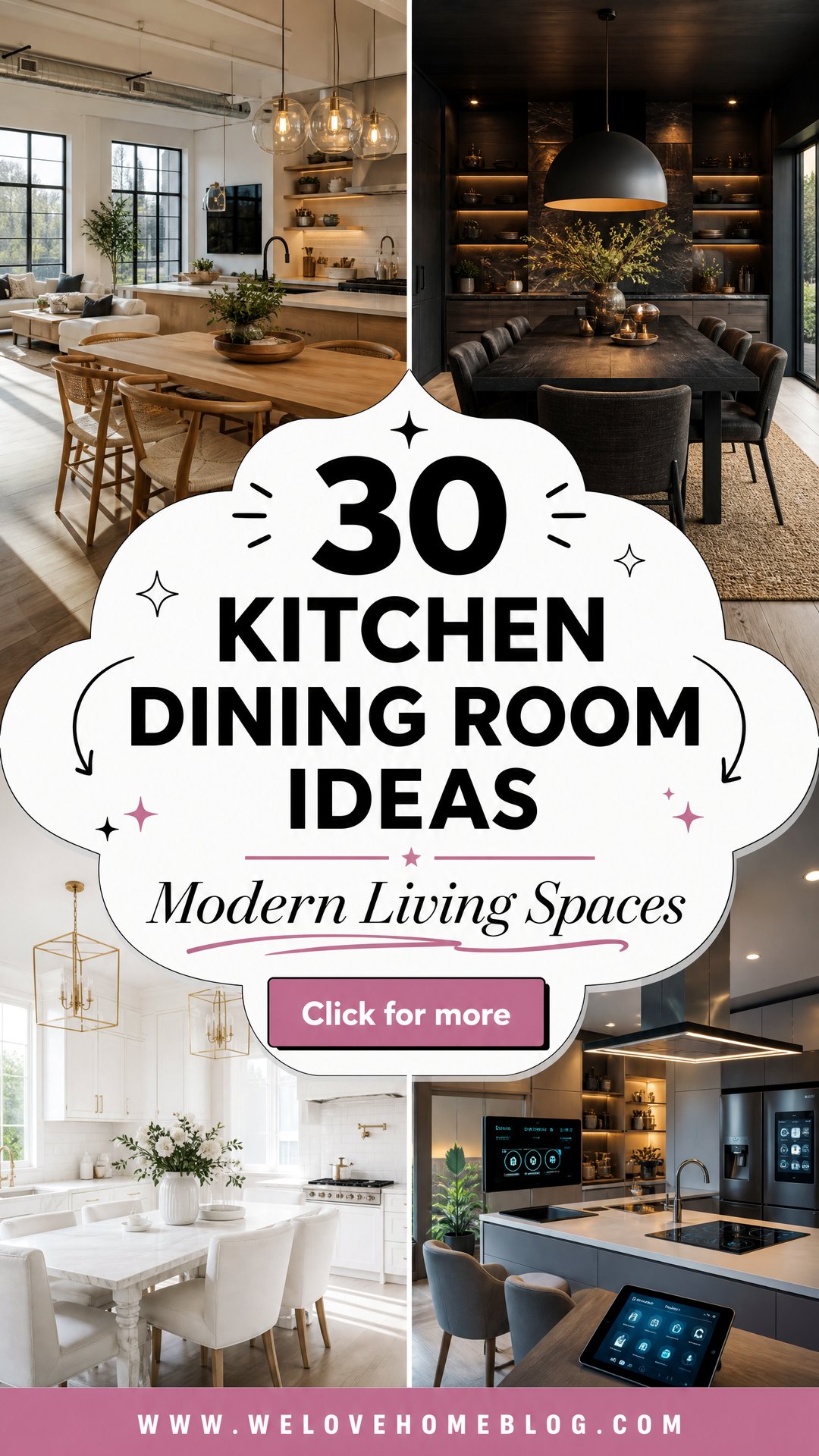 30 Kitchen Dining Room Ideas for Modern Living - 30 Kitchen Dining Room Ideas for Modern Living