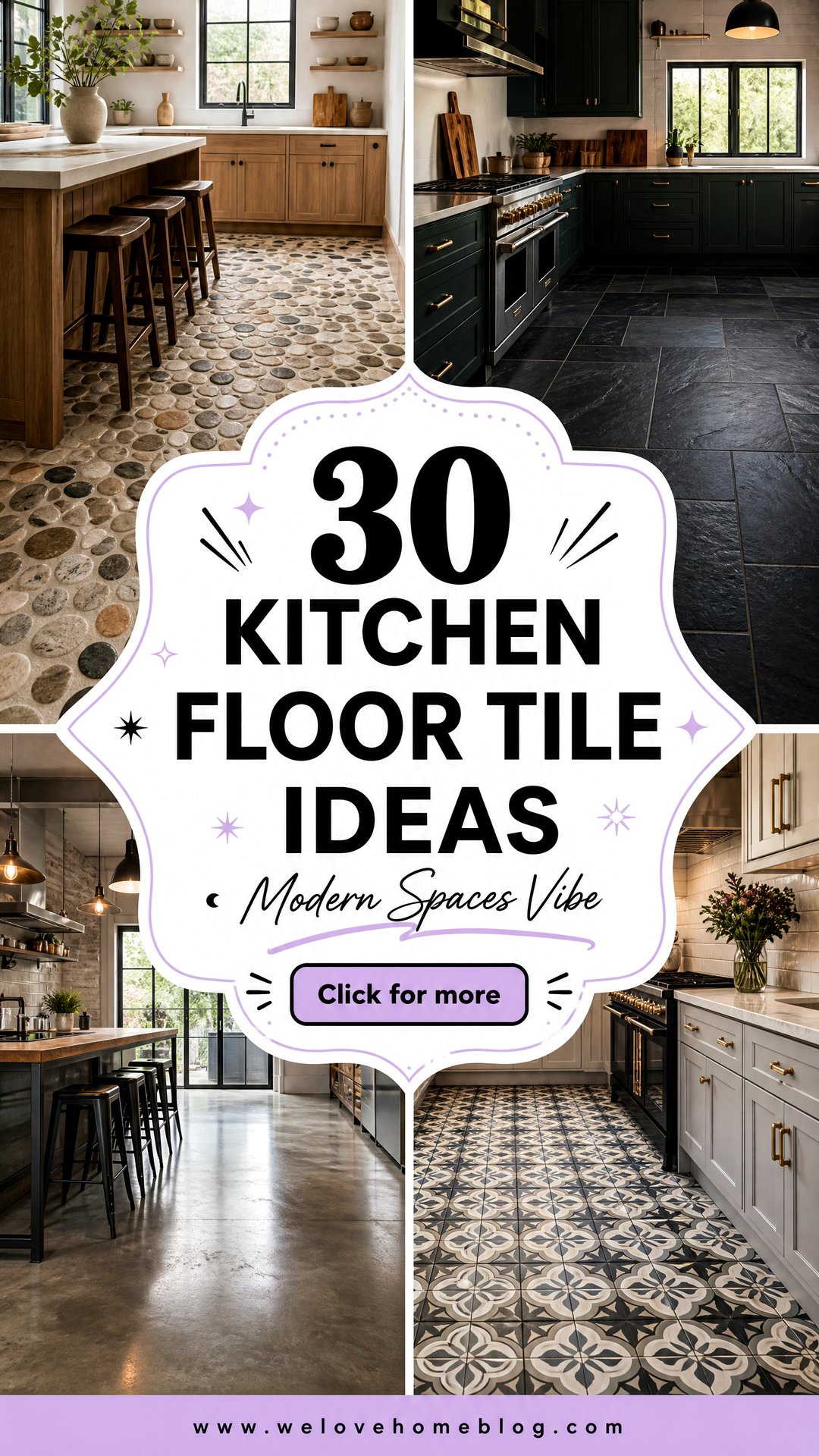 30 Kitchen Floor Tile Ideas for Modern Spaces - 30 Kitchen Floor Tile Ideas for Modern Spaces