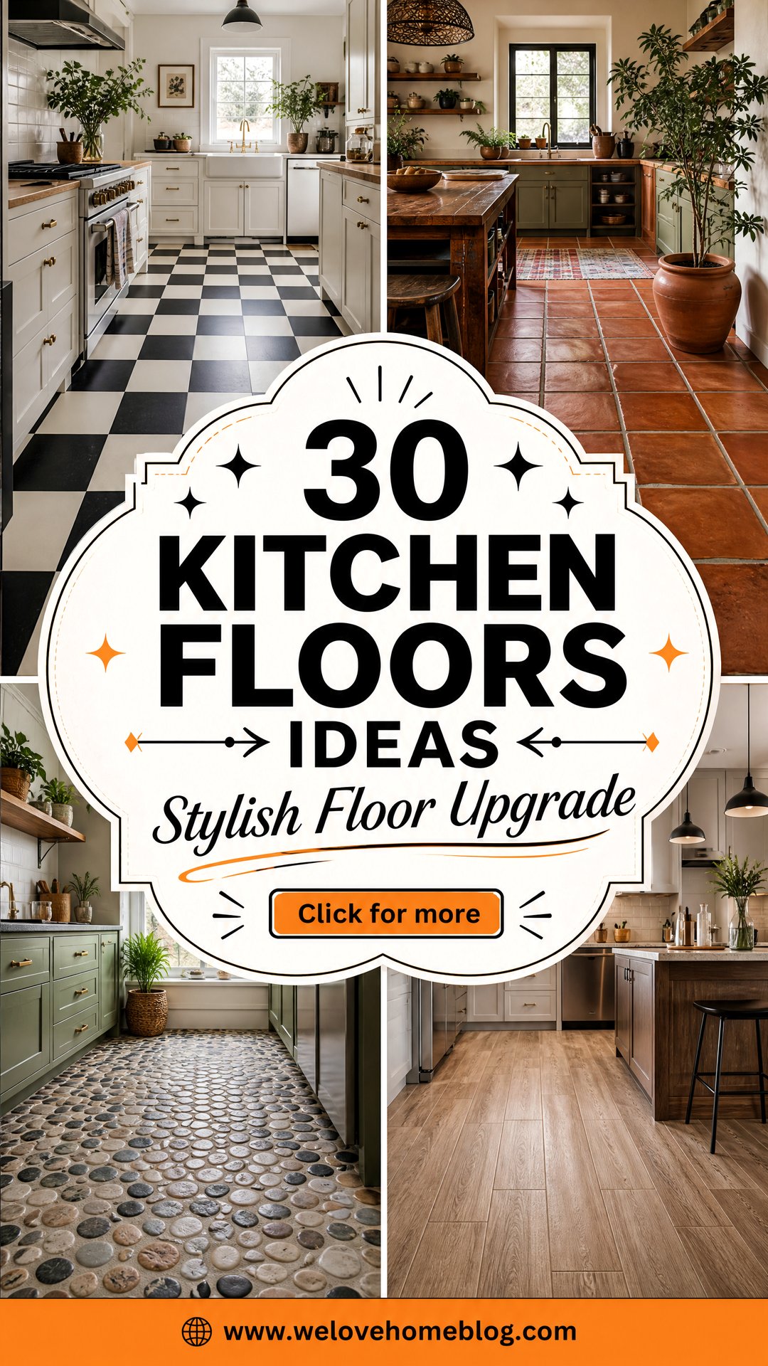 30 Kitchen Floors Ideas for a Stylish Upgrade - 30 Kitchen Floors Ideas for a Stylish Upgrade
