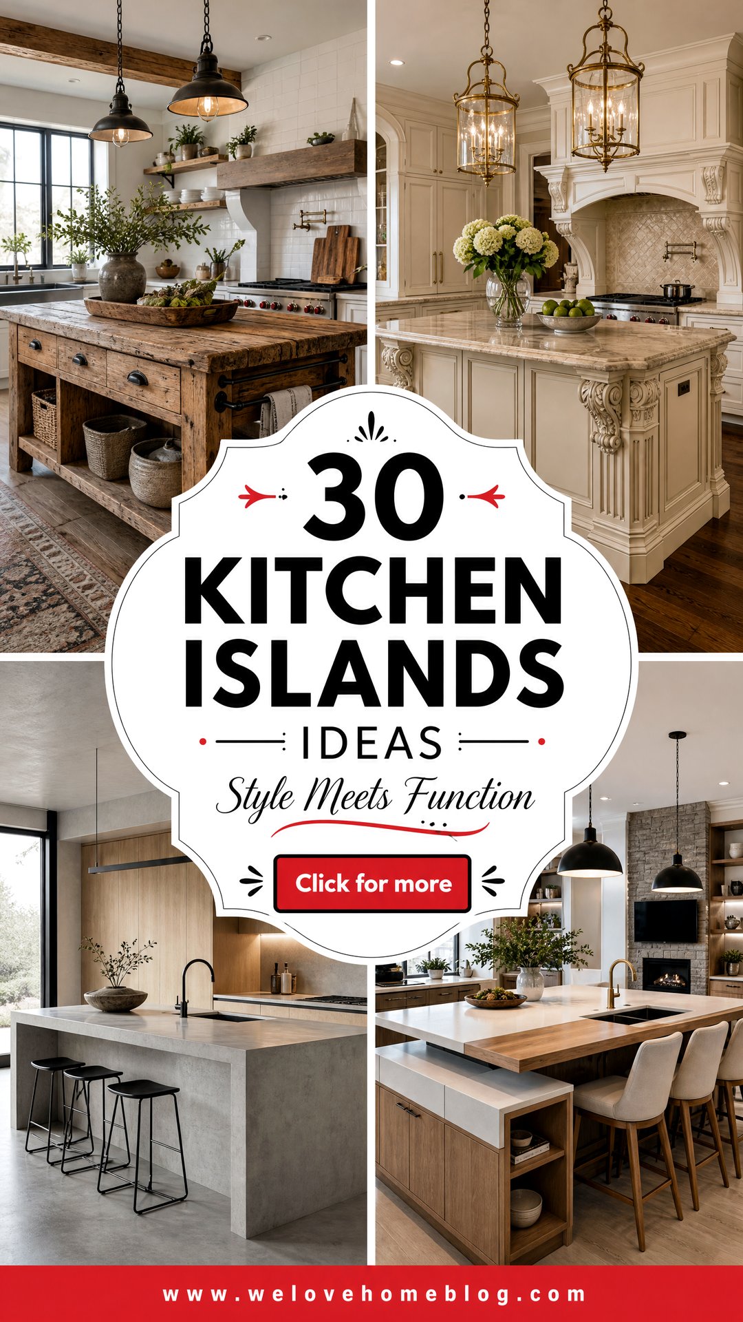 30 Kitchen Islands Ideas for Style and Function - 30 Kitchen Islands Ideas for Style and Function
