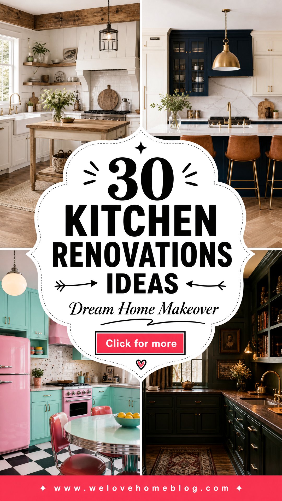 30 Kitchen Renovations Ideas for Your Dream Home Makeover - 30 Kitchen Renovations Ideas for Your Dream Home Makeover