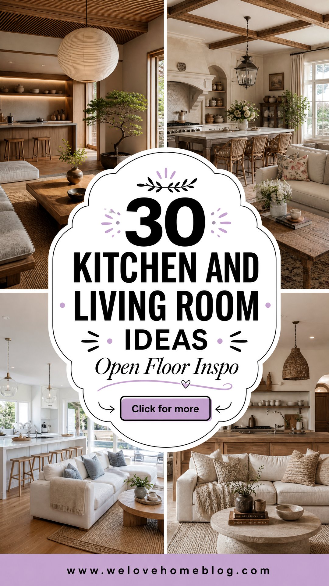30 Kitchen and Living Room Ideas for Open Floor Plans - 30 Kitchen and Living Room Ideas for Open Floor Plans