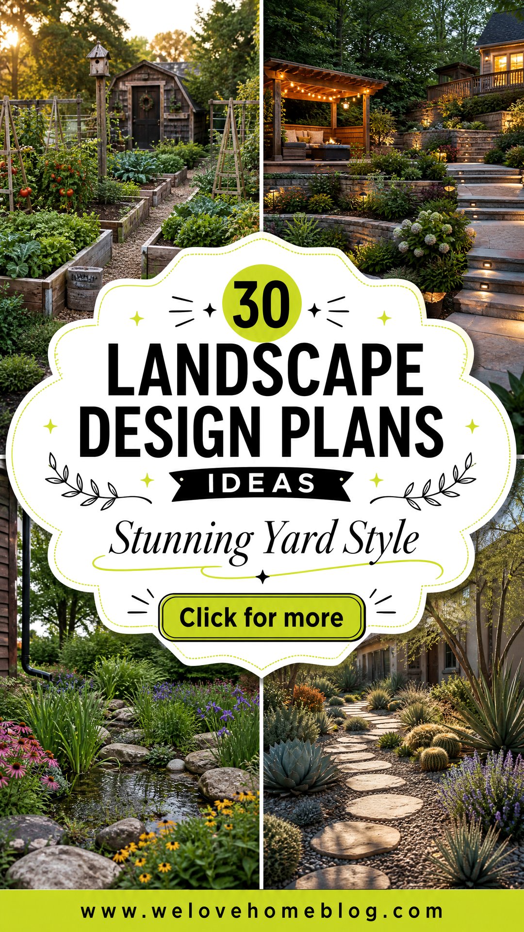 30 Landscape Design Plans Ideas for a Stunning Yard - 30 Landscape Design Plans Ideas for a Stunning Yard