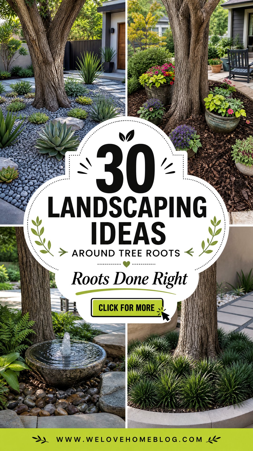 30 Landscaping Ideas Around Tree Roots That Work - 30 Landscaping Ideas Around Tree Roots That Work