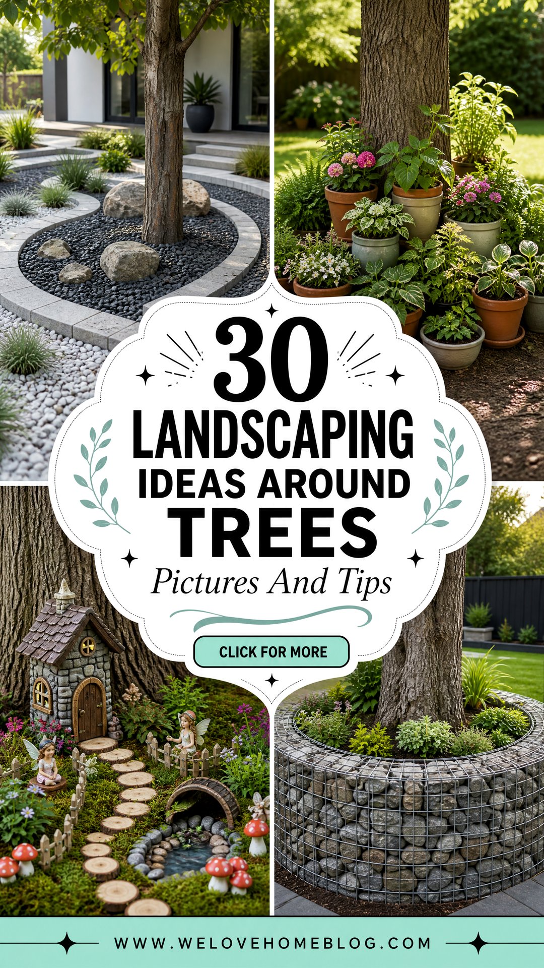 30 Landscaping Ideas Around Trees Pictures and Tips - 30 Landscaping Ideas Around Trees Pictures and Tips