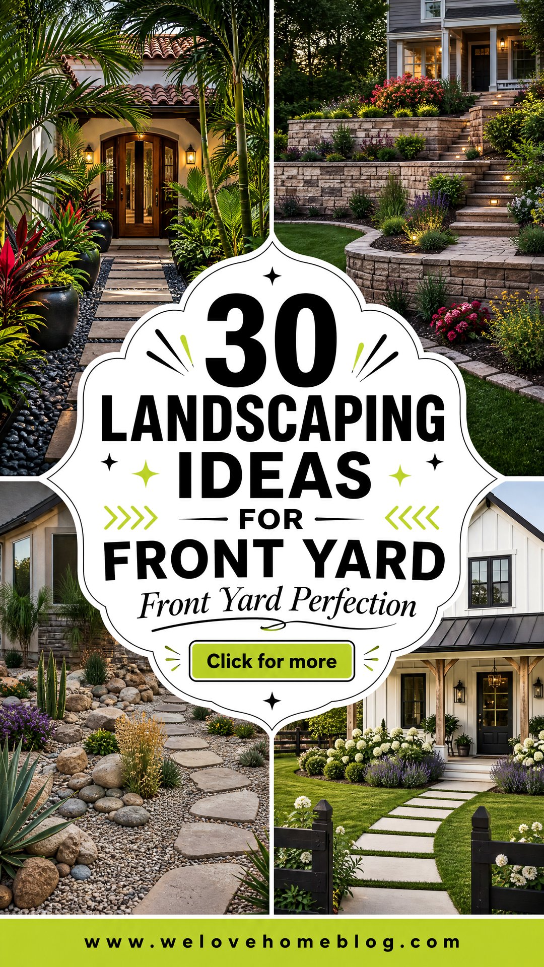 30 Landscaping Ideas for Front Yard Perfection - 30 Landscaping Ideas for Front Yard Perfection