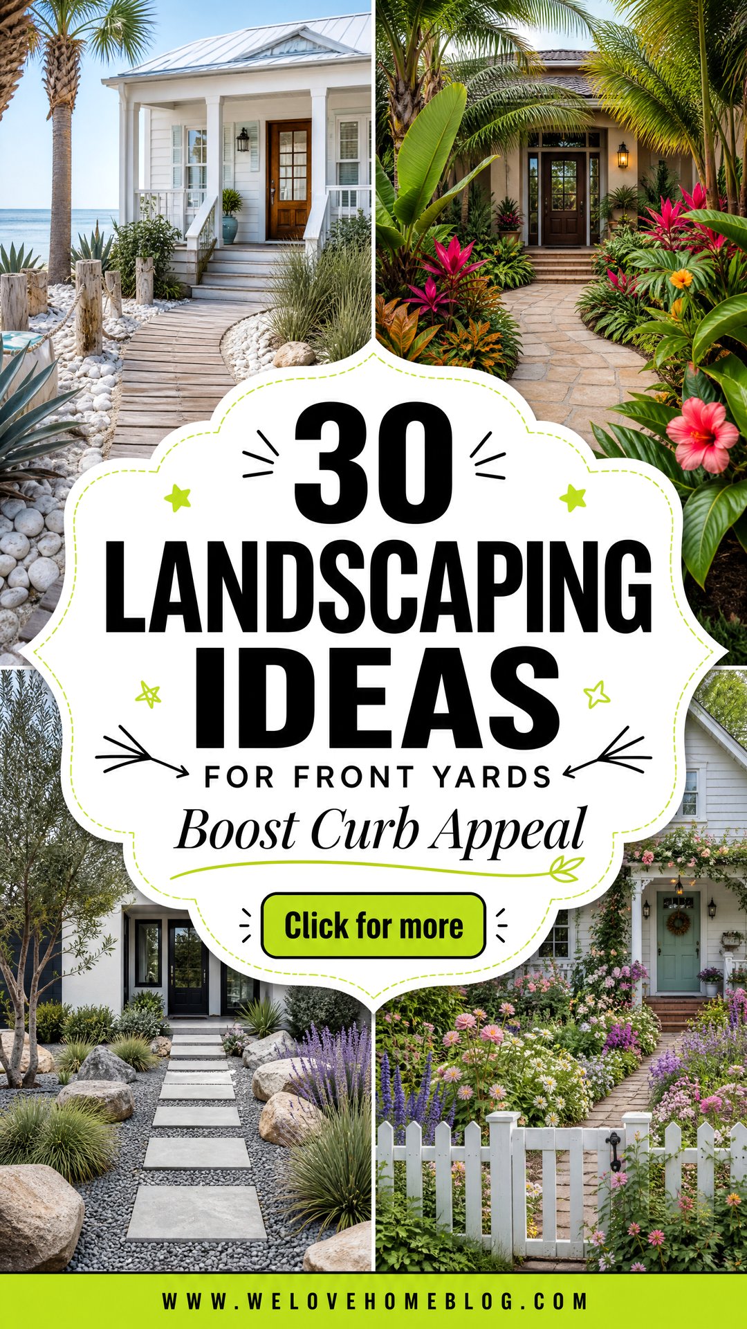 30 Landscaping Ideas for Front Yards to Boost Appeal - 30 Landscaping Ideas for Front Yards to Boost Appeal